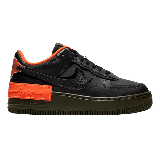 Nike Air Force 1 Low Shadow Black Hyper Crimson Cargo Khaki (W)