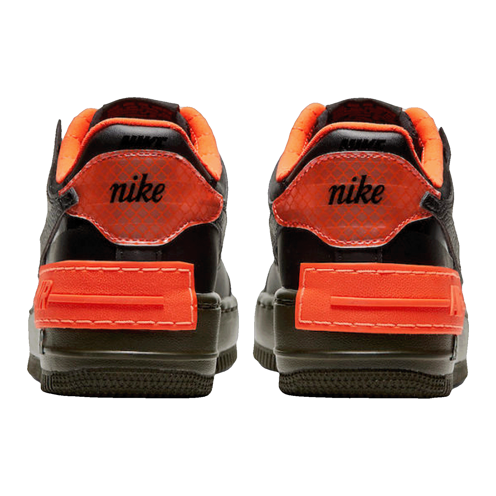 Nike Air Force 1 Low Shadow Black Hyper Crimson Cargo Khaki (W) Back