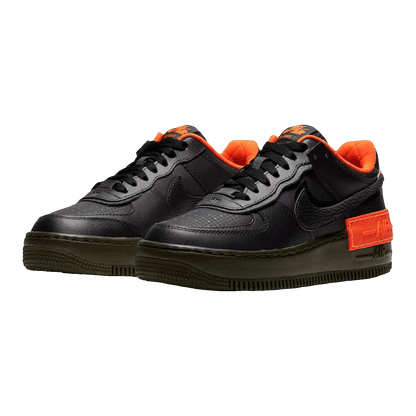 Nike Air Force 1 Low Shadow Black Hyper Crimson Cargo Khaki (W) Side