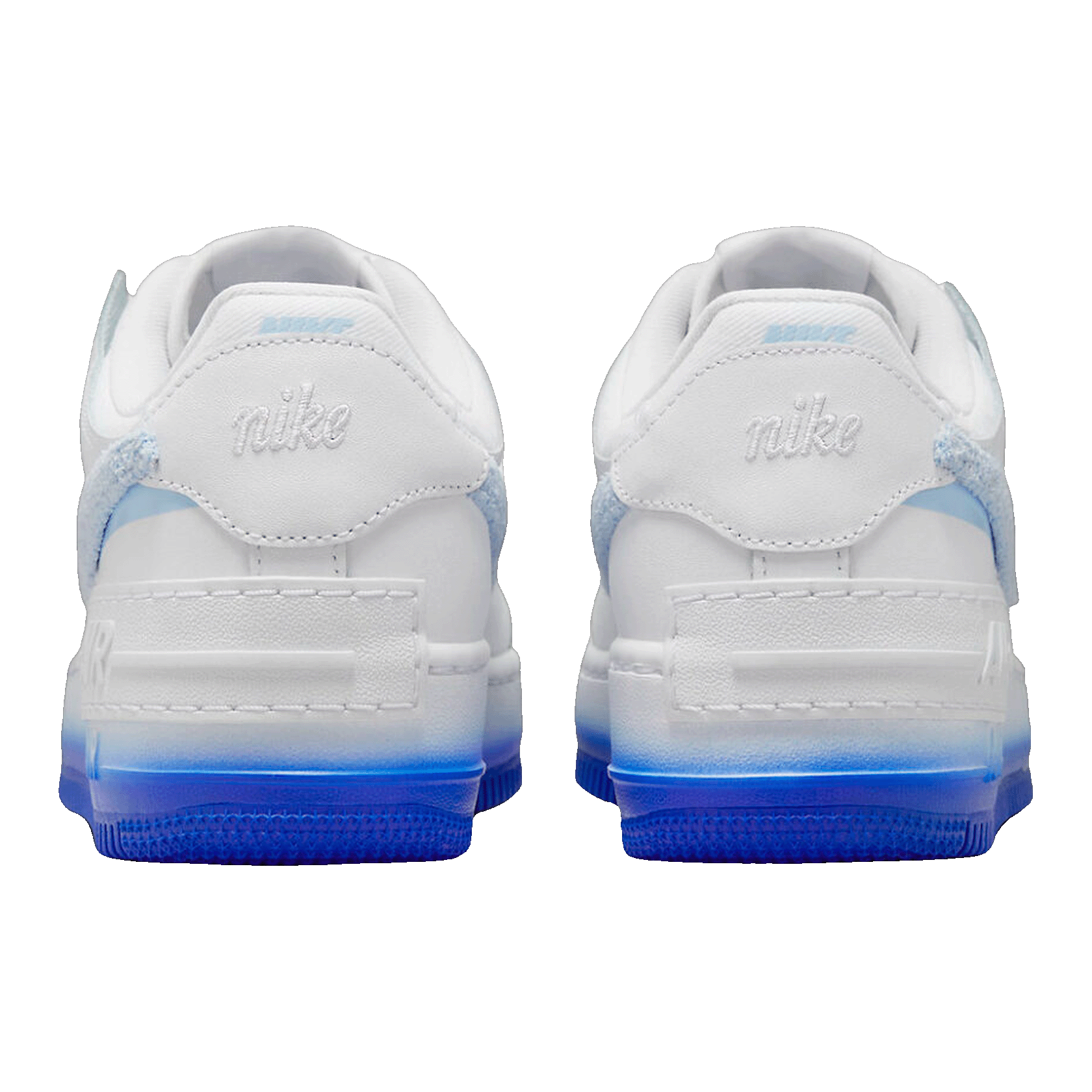 Nike Air Force 1 Low Shadow Chenille Swoosh Blue Tint (W) Back