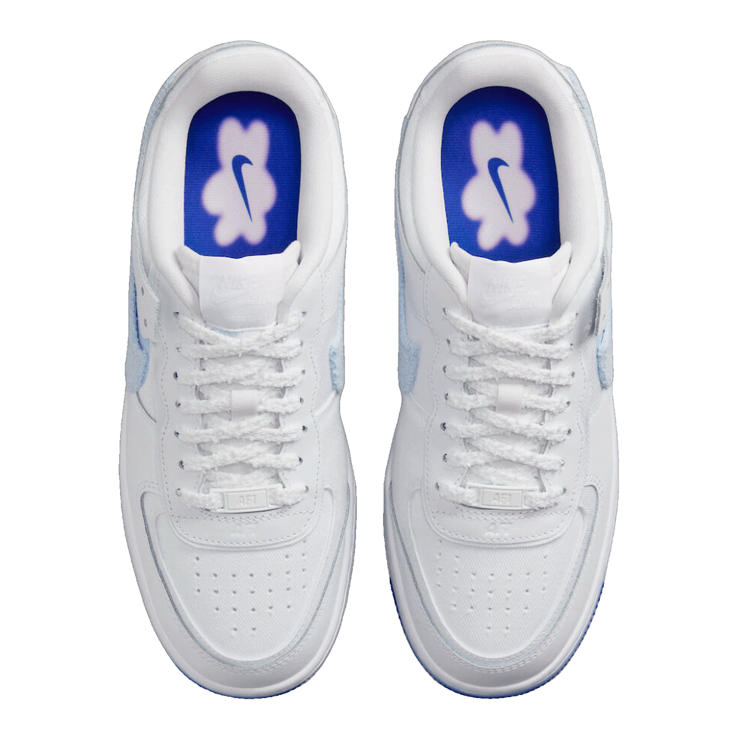 Nike Air Force 1 Low Shadow Chenille Swoosh Blue Tint (W) Oben