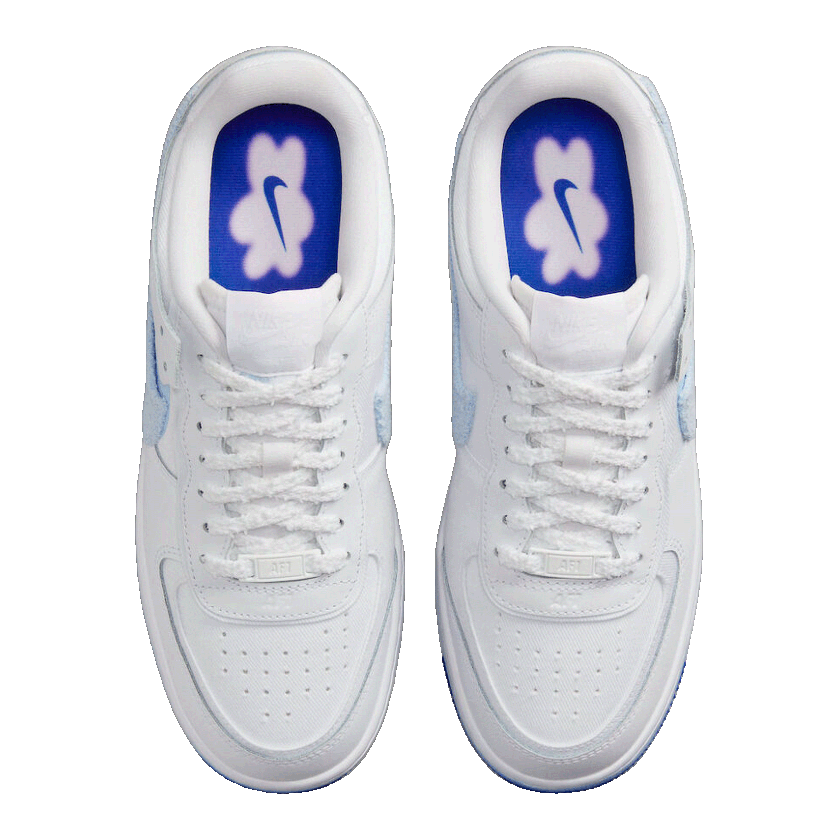 Nike Air Force 1 Low Shadow Chenille Swoosh Blue Tint (W) Oben