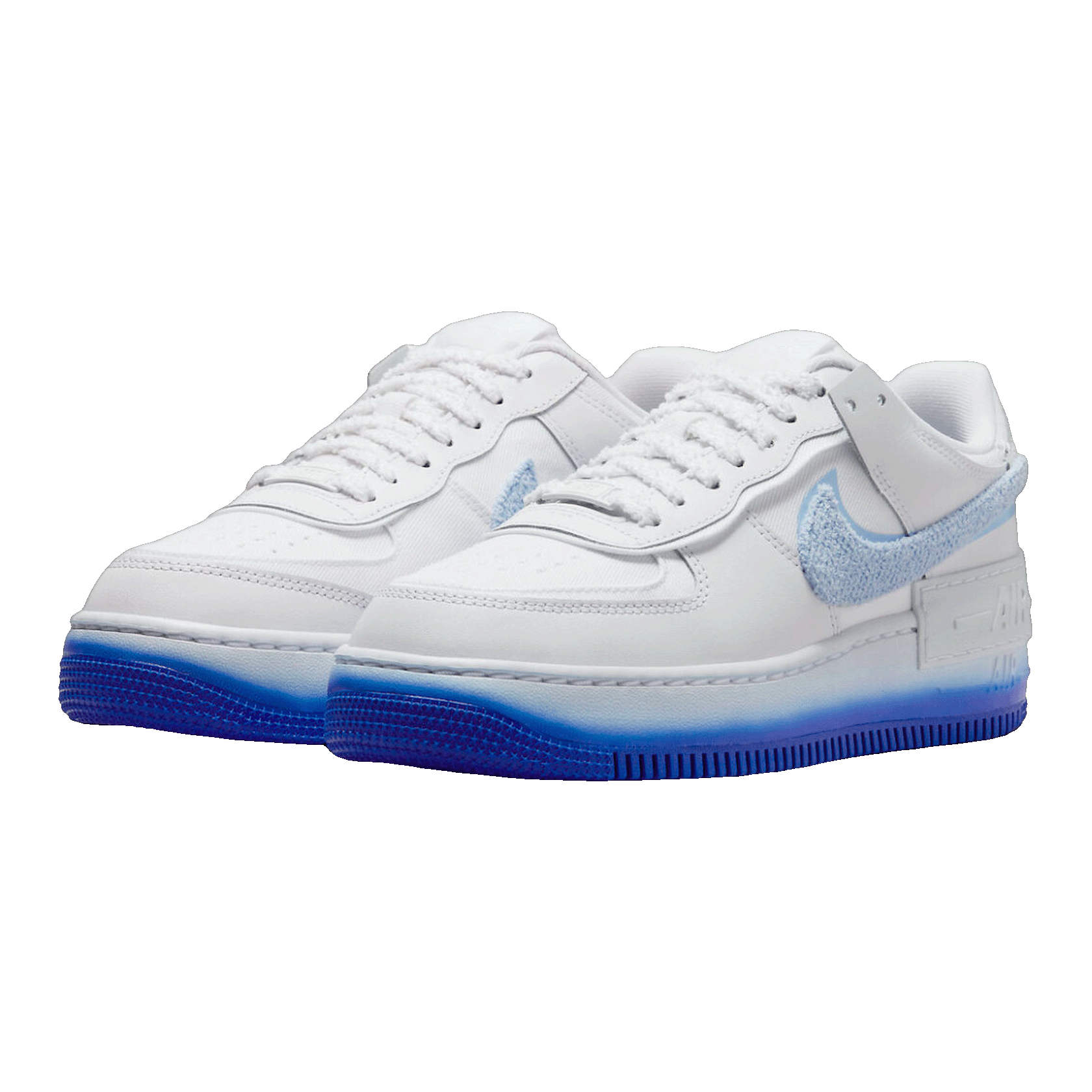 Nike Air Force 1 Low Shadow Chenille Swoosh Blue Tint (W) Side