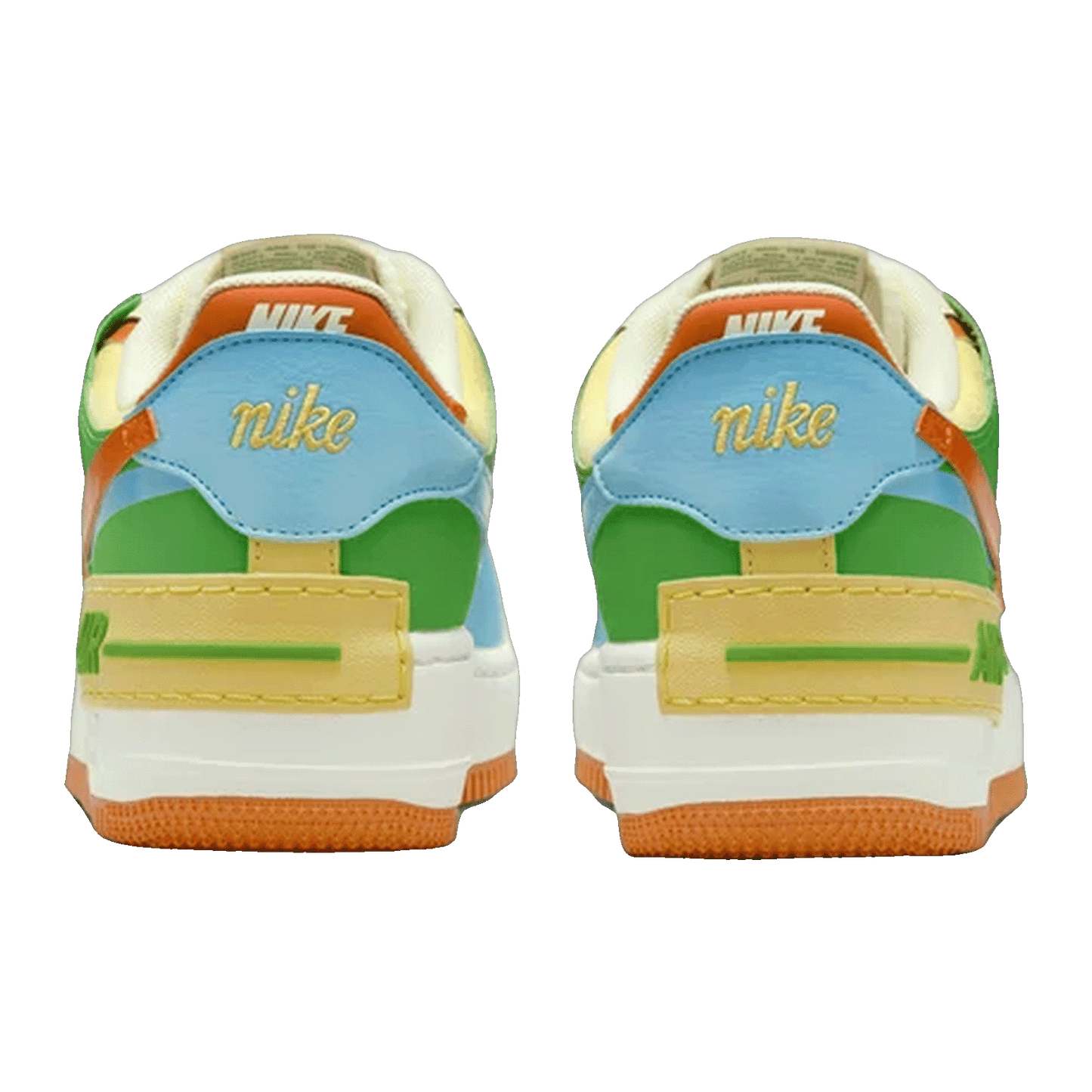 Nike Air Force 1 Low Shadow Coconut Milk Saturn Gold Back