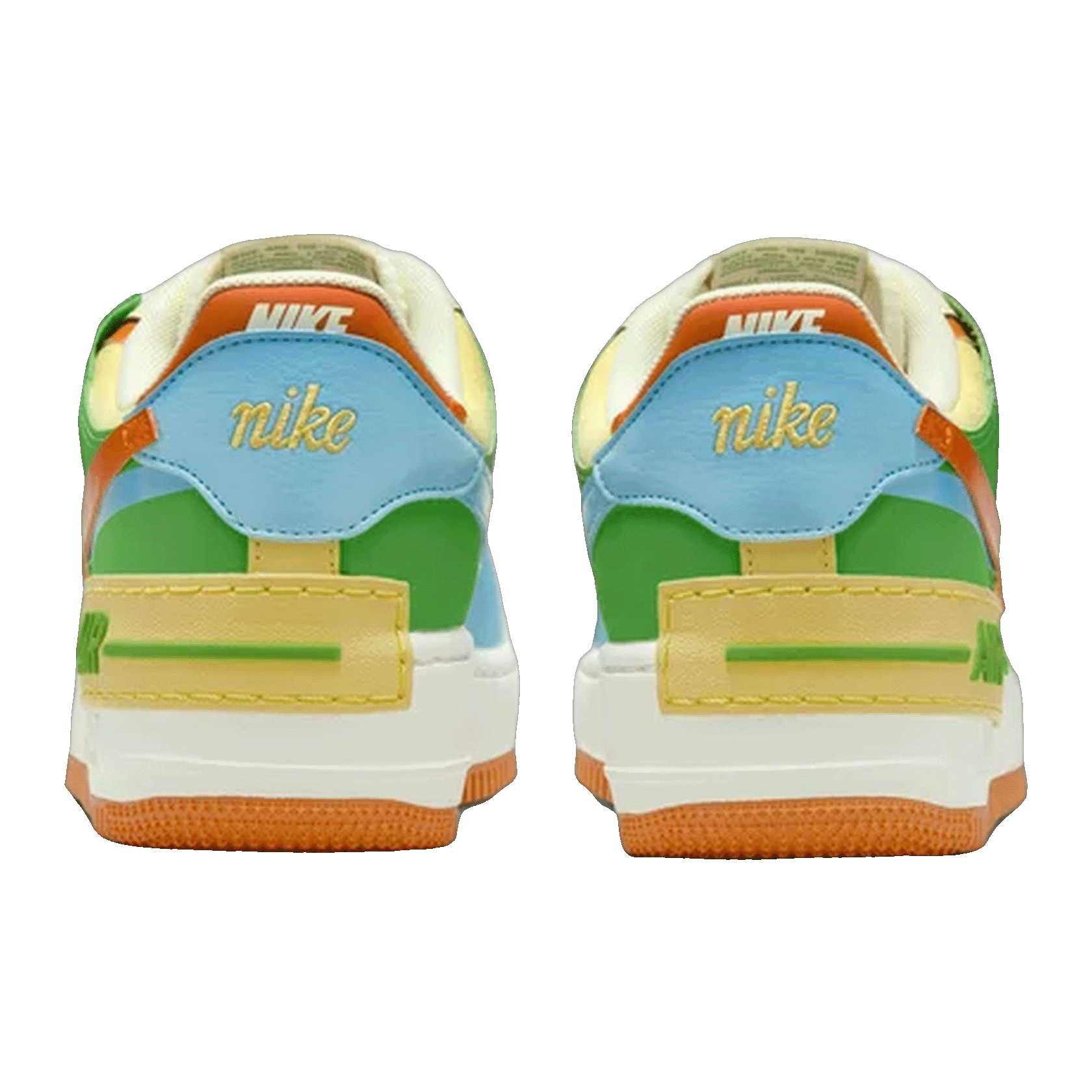 Nike Air Force 1 Low Shadow Coconut Milk Saturn Gold Back