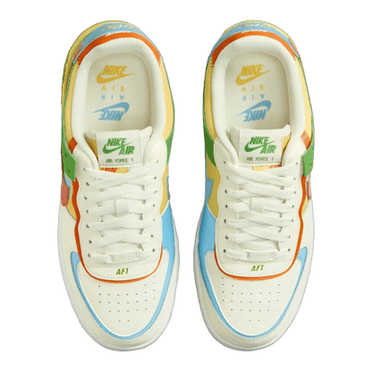 Nike Air Force 1 Low Shadow Coconut Milk Saturn Gold Oben