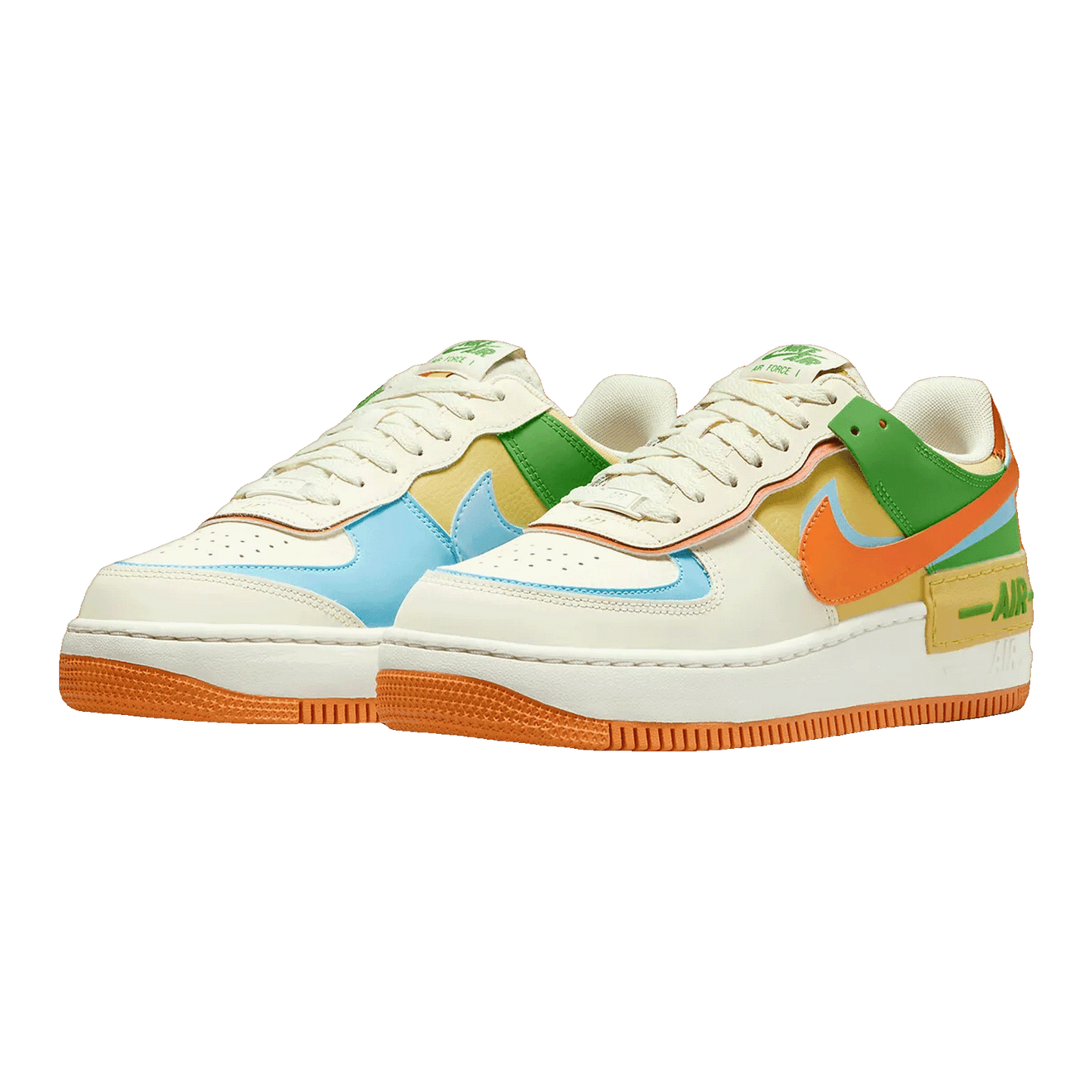 Nike Air Force 1 Low Shadow Coconut Milk Saturn Gold Side