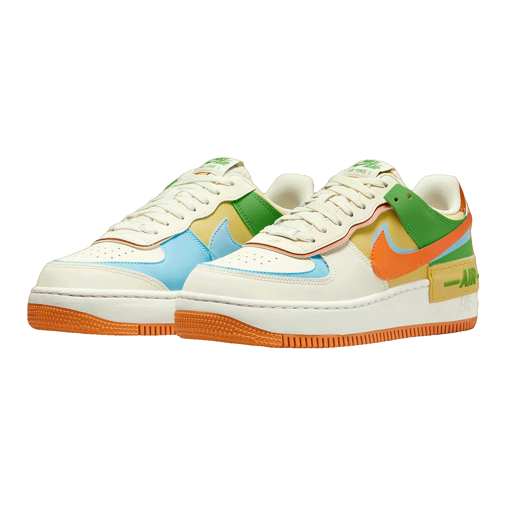 Nike Air Force 1 Low Shadow Coconut Milk Saturn Gold Side