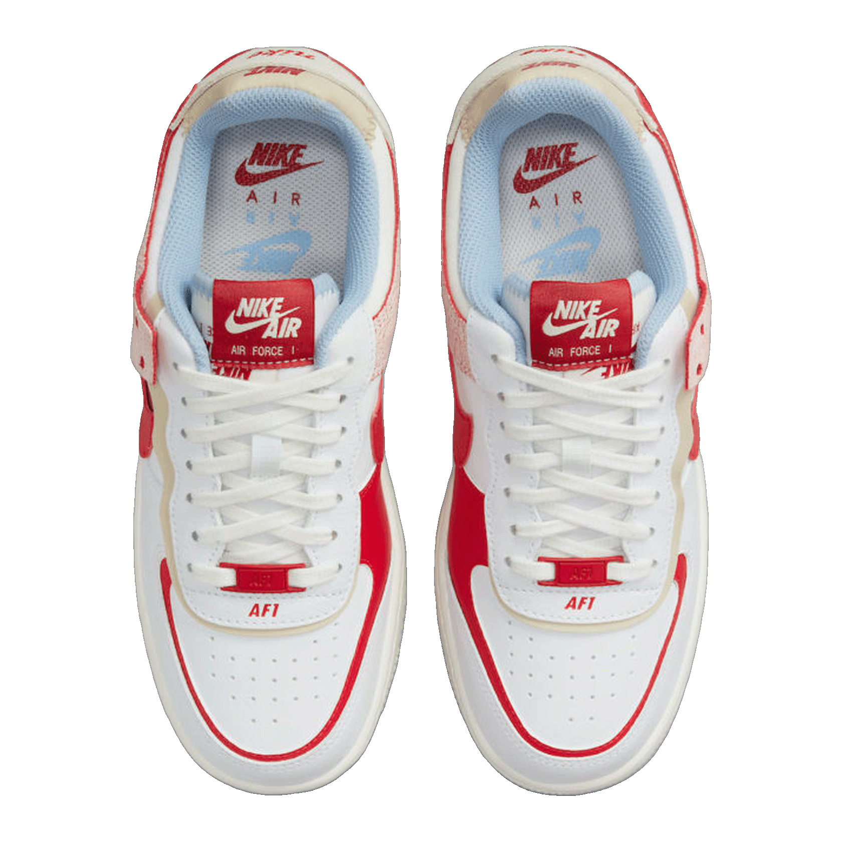 Nike Air Force 1 Low Shadow Cracked Leather (W) Oben