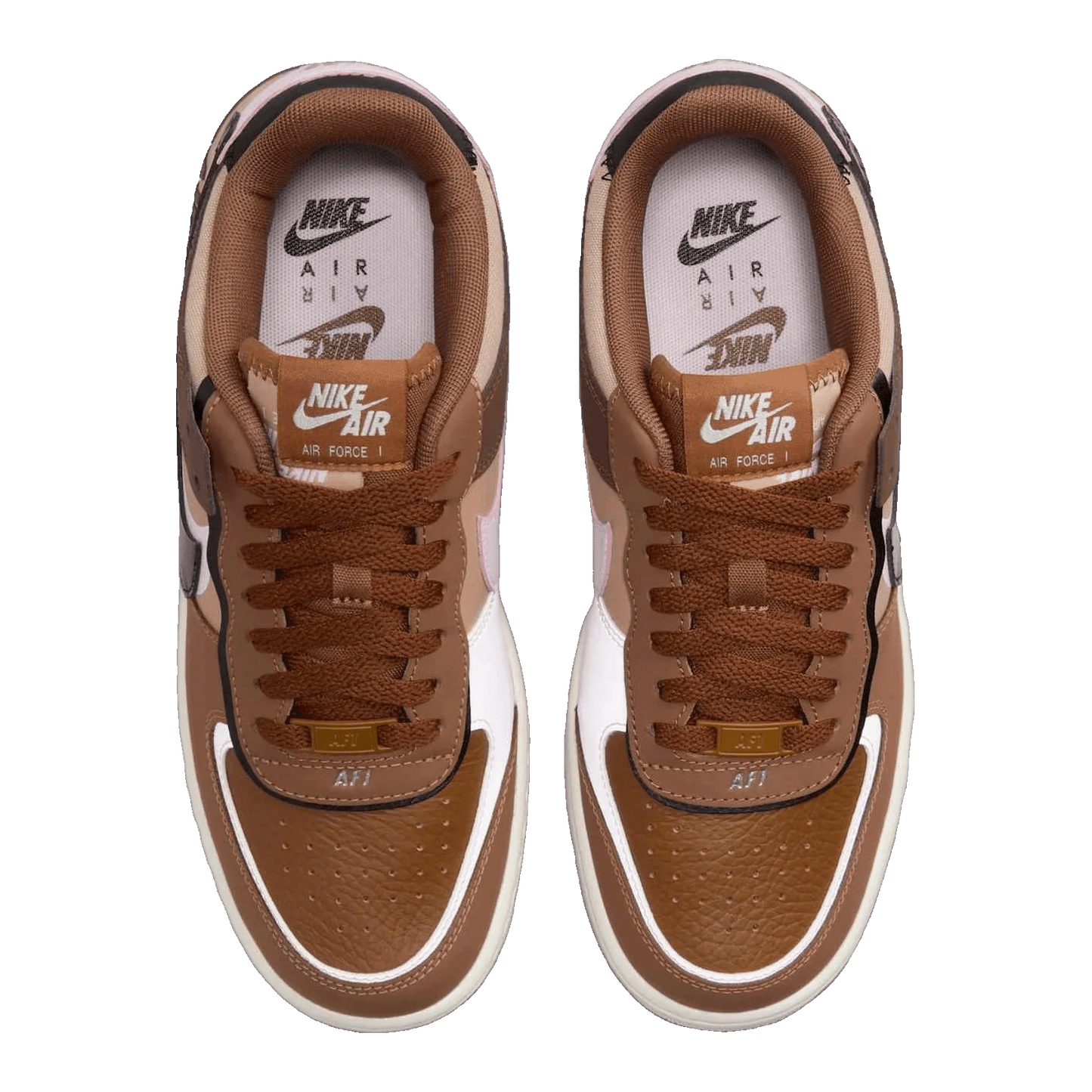 Nike Air Force 1 Low Shadow Light British Tan Pink Foam (W) Oben