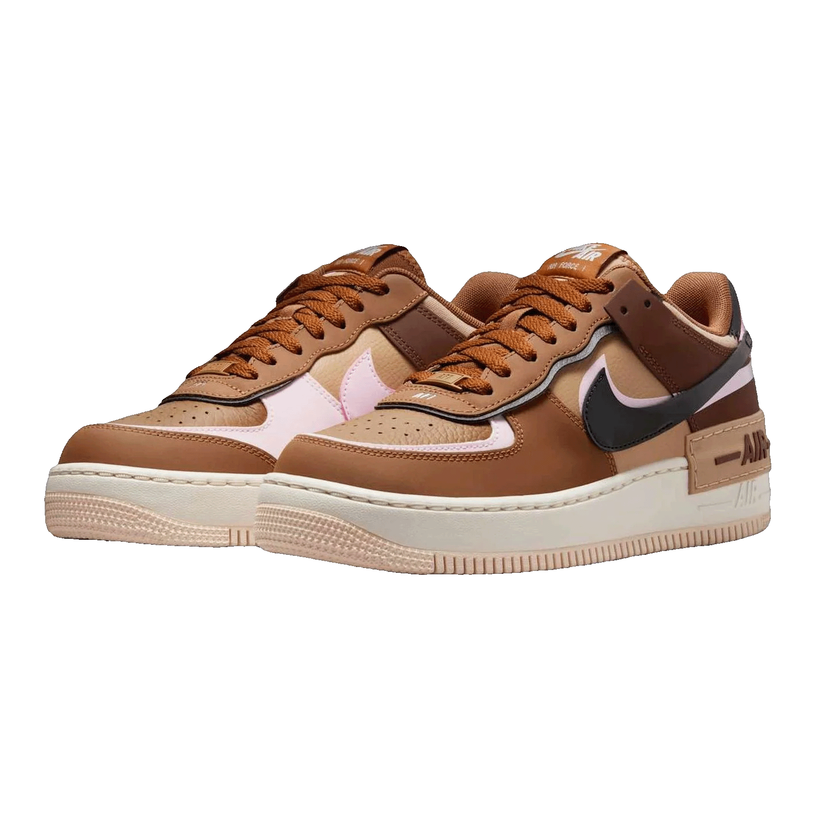 Nike Air Force 1 Low Shadow Light British Tan Pink Foam (W) Side