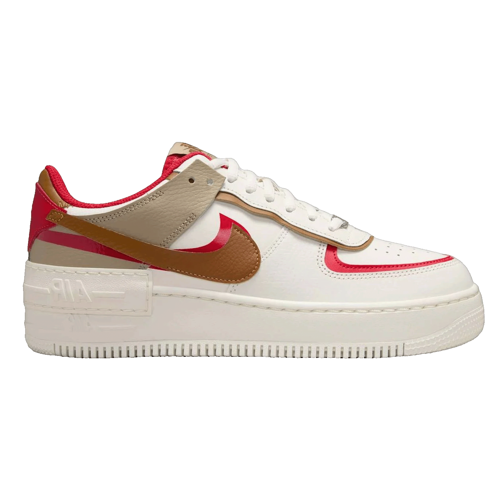 Nike Air Force 1 Low Shadow Phantom Fire Red Khaki (W)