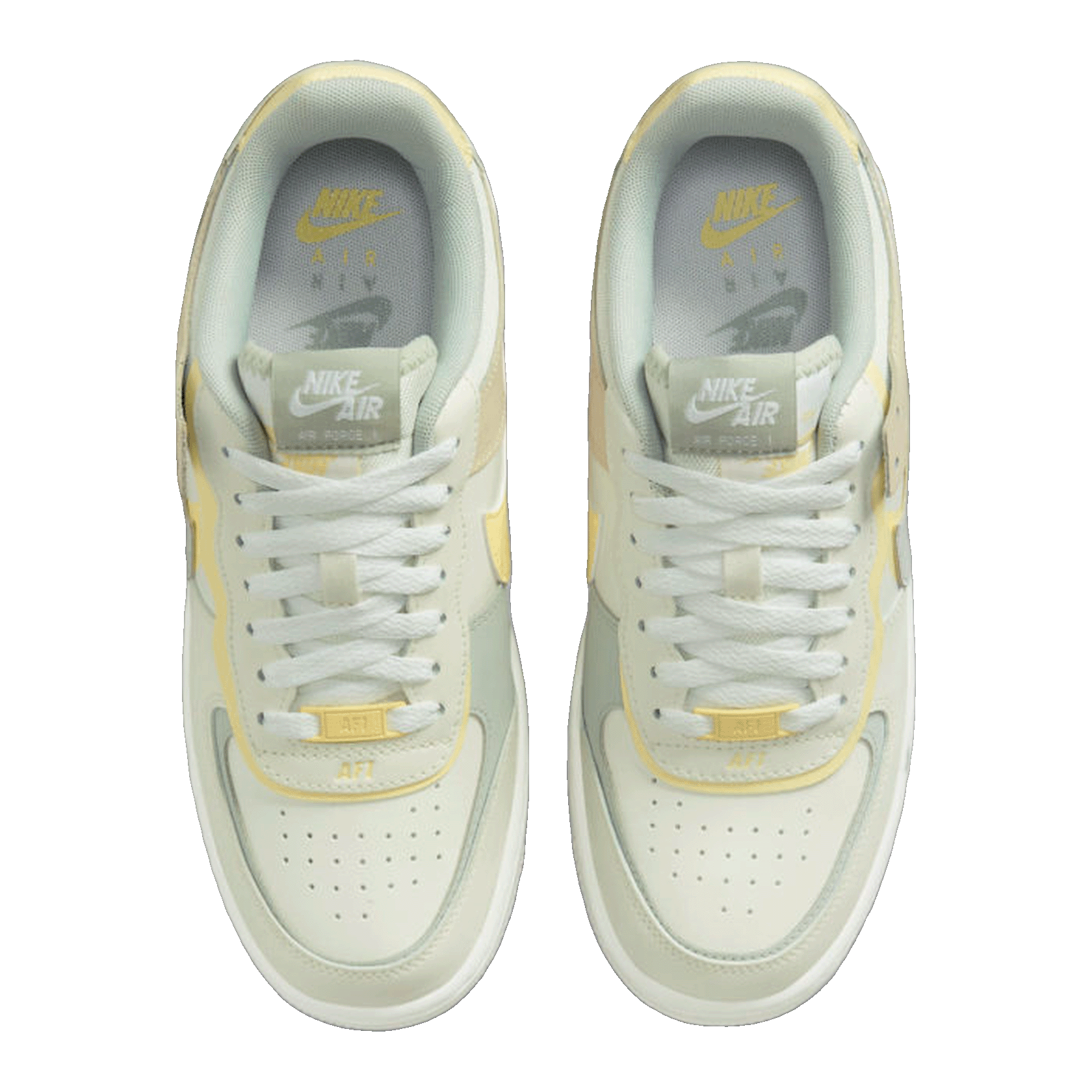 Nike Air Force 1 Low Shadow Sail Light Silver Citron Tint (W) Oben