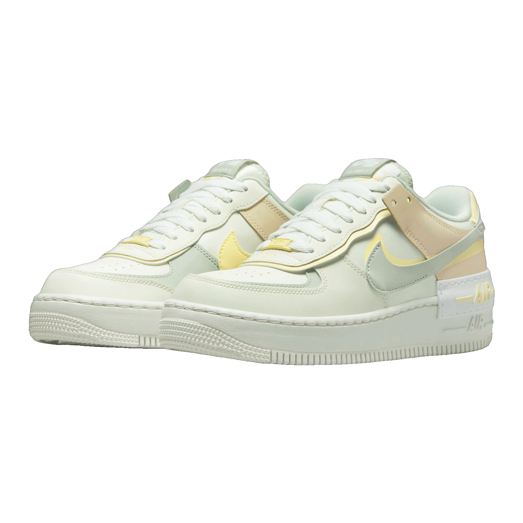 Nike Air Force 1 Low Shadow Sail Light Silver Citron Tint (W) Side