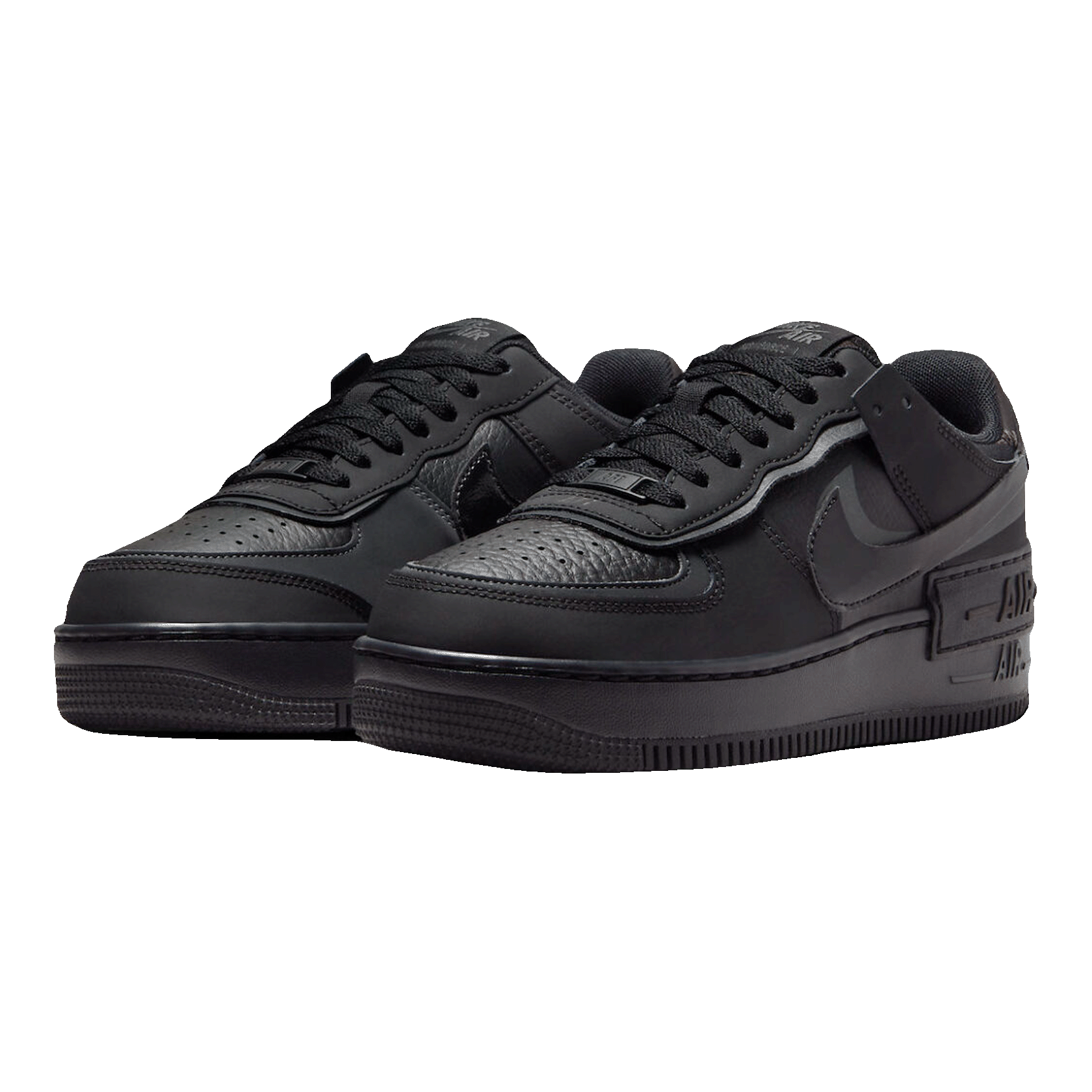 Nike Air Force 1 Low Shadow Triple Black (W) Side