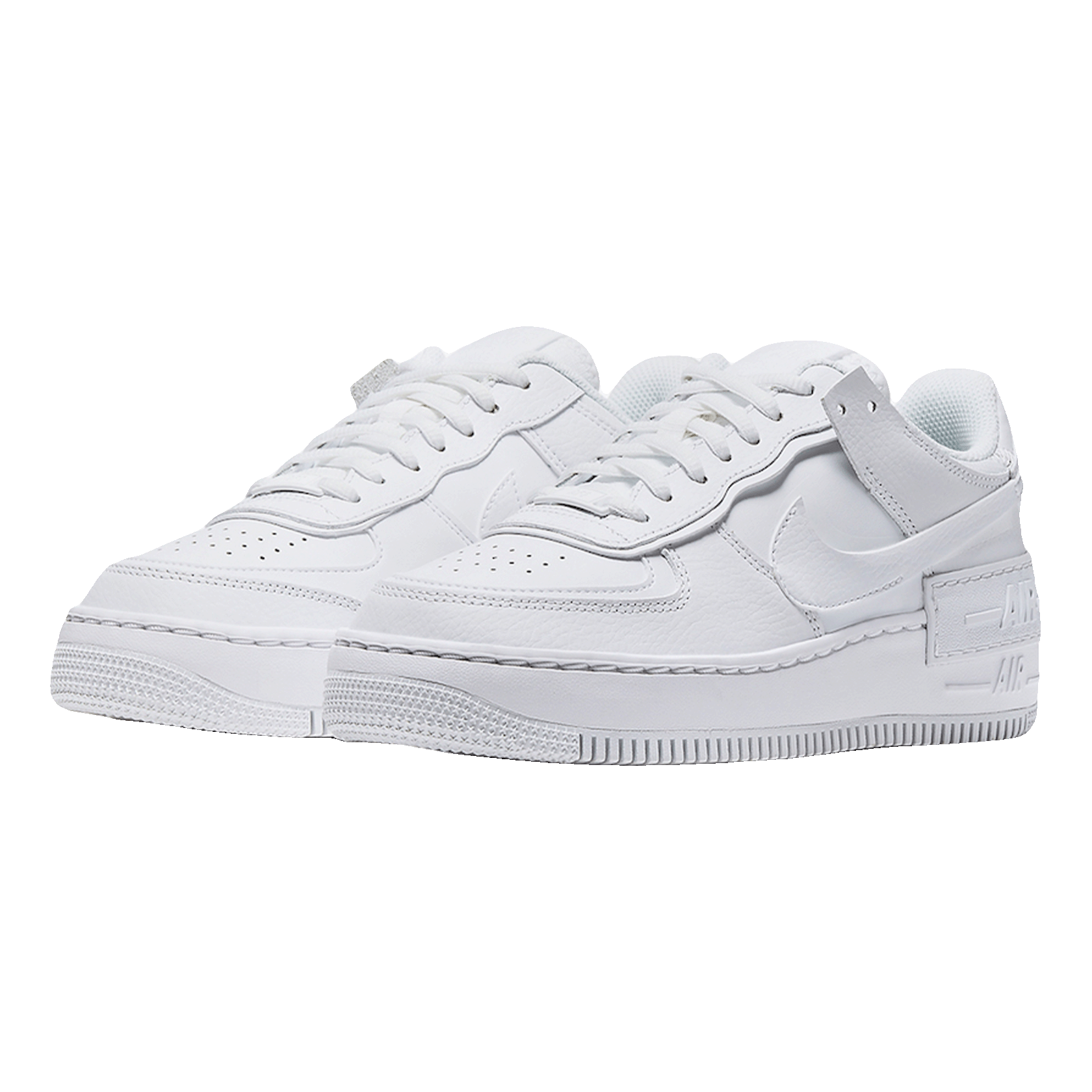 Nike Air Force 1 Low Shadow Triple White (W) Side
