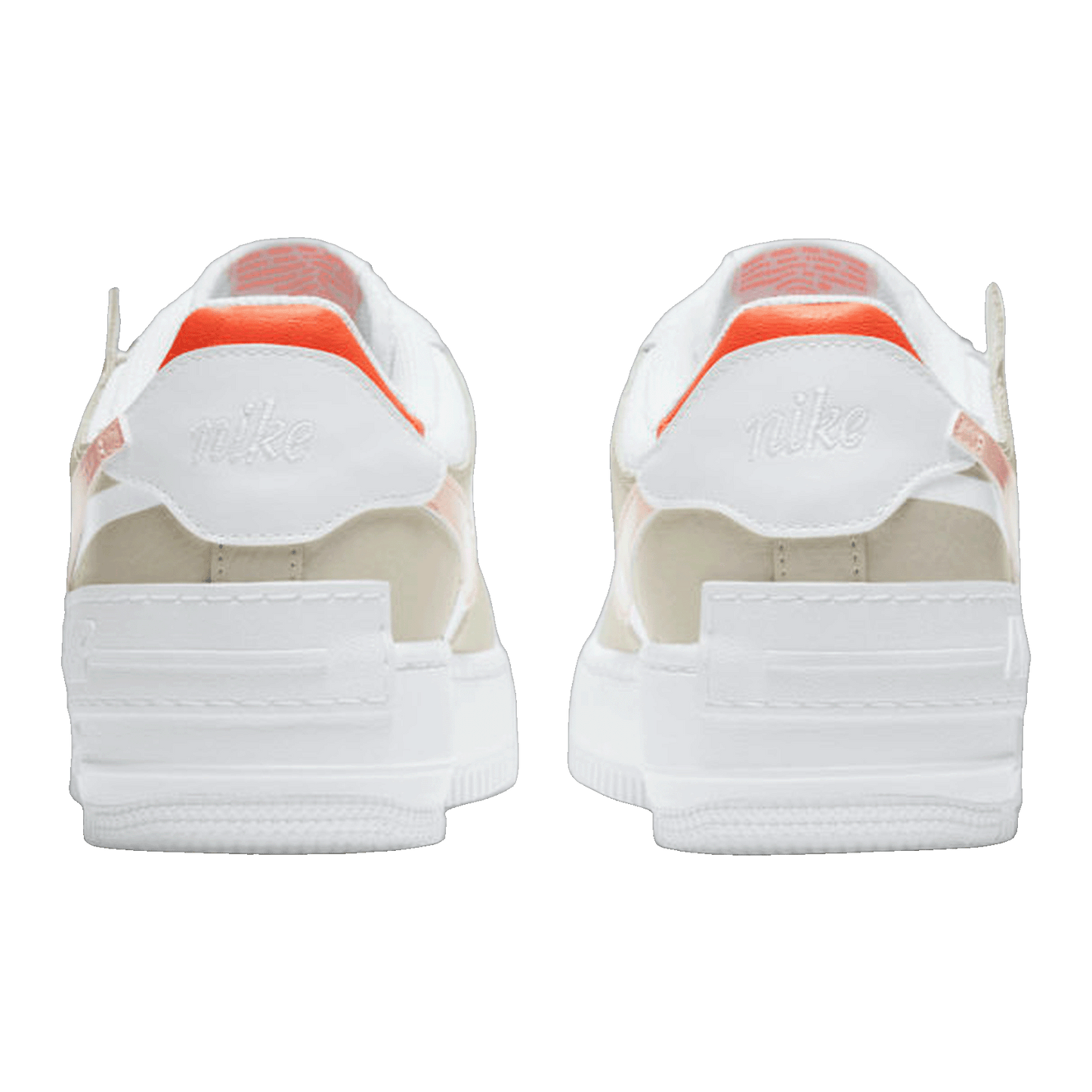 Nike Air Force 1 Low Shadow White Bright Mango (W) Back