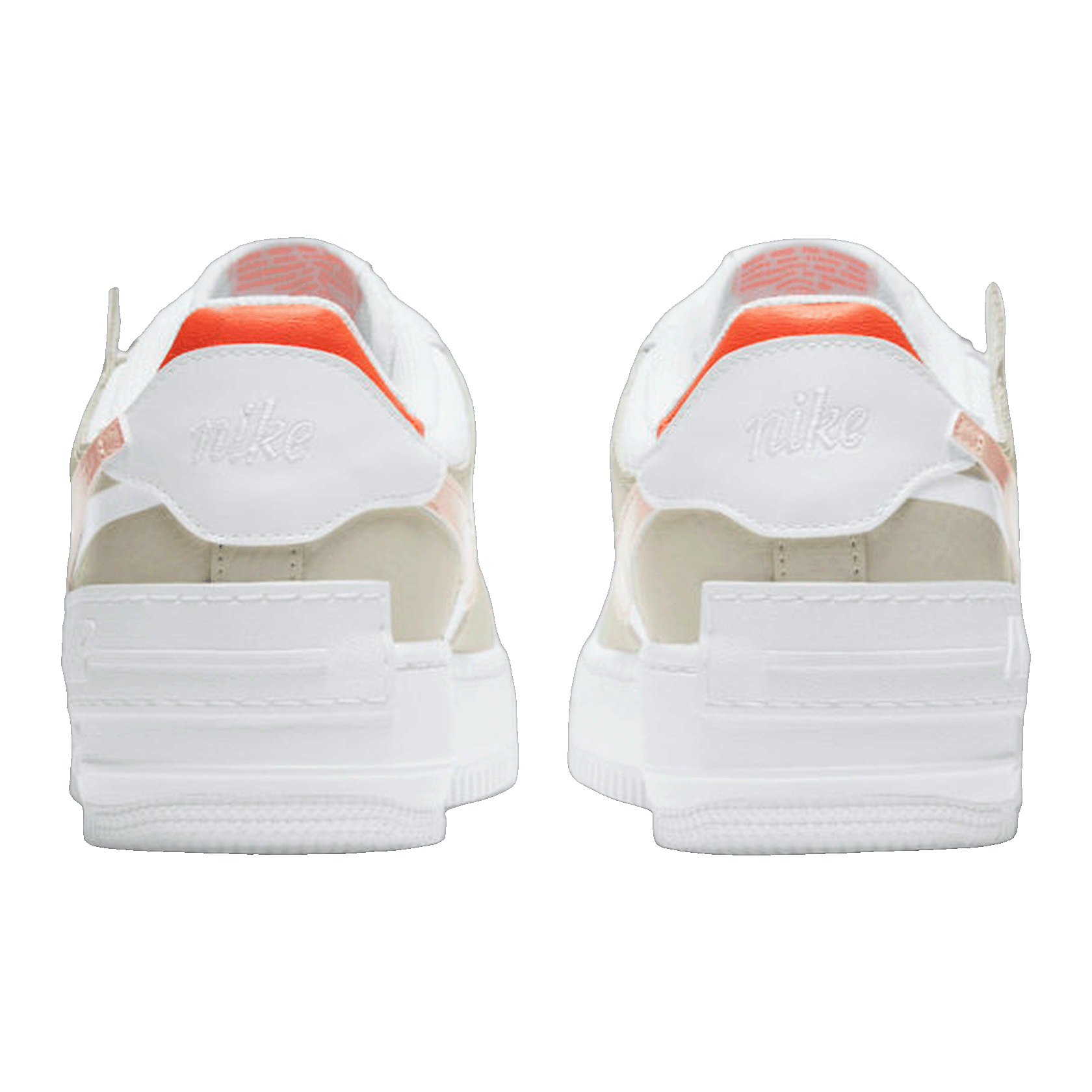 Nike Air Force 1 Low Shadow White Bright Mango (W) Back
