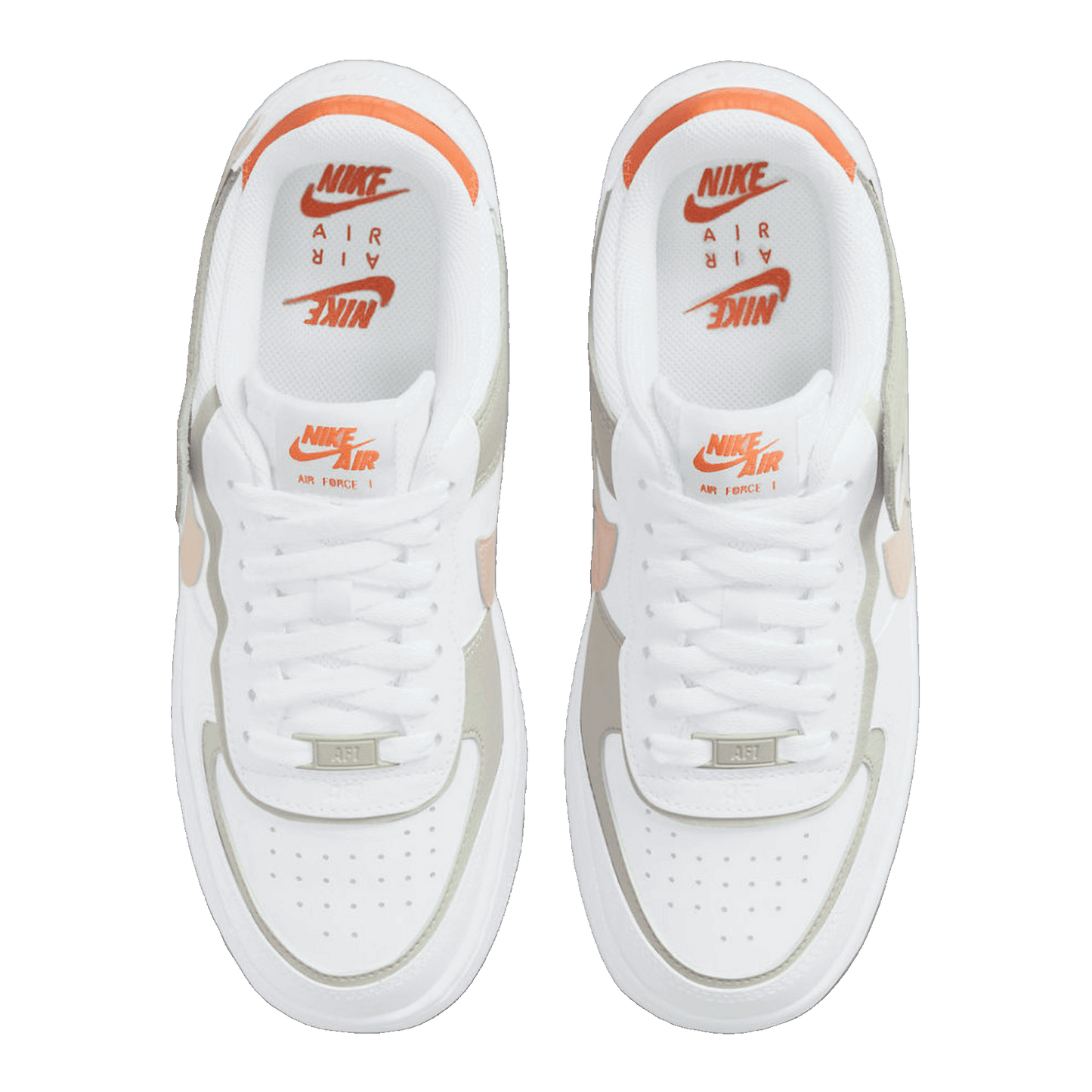 Nike Air Force 1 Low Shadow White Bright Mango (W) Oben