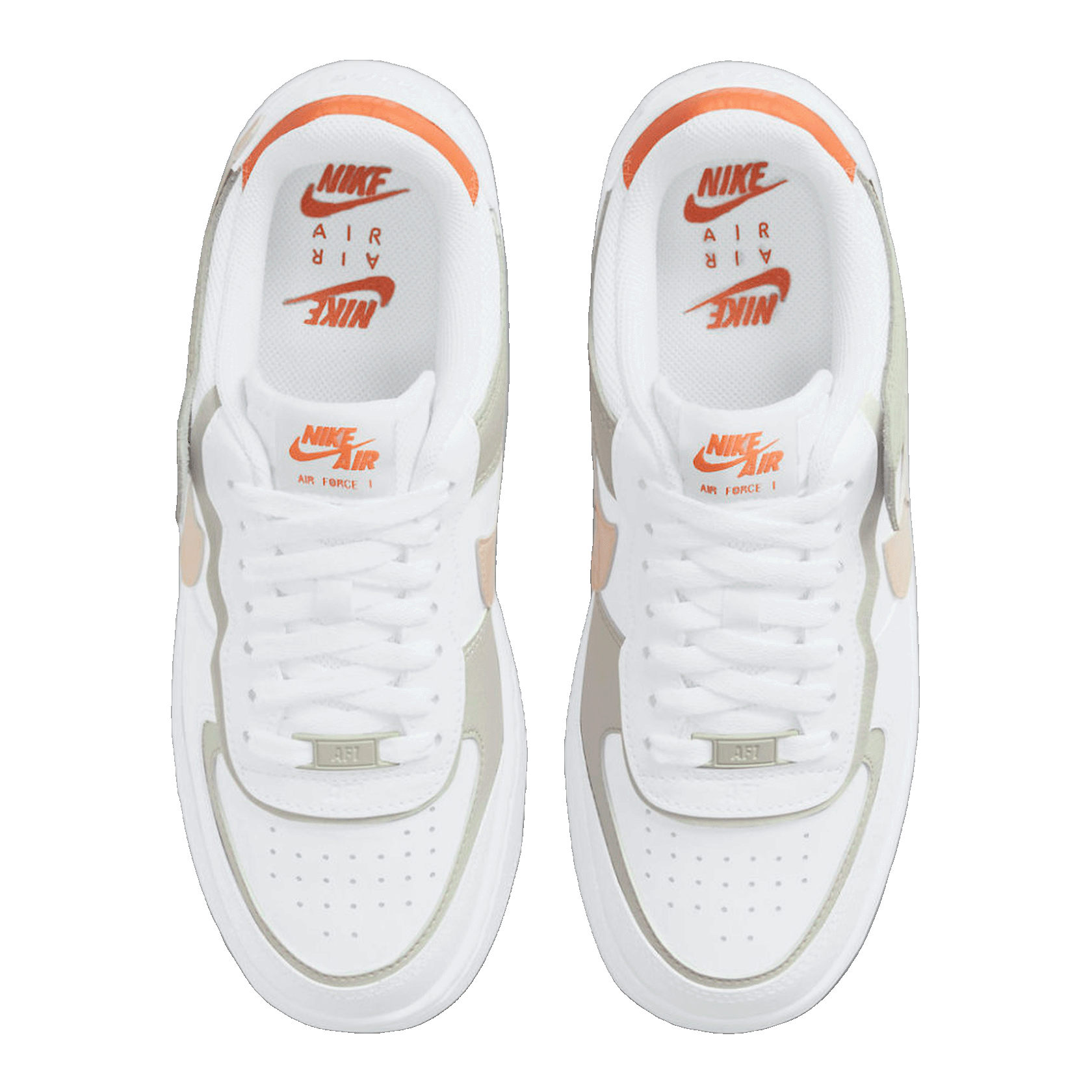 Nike Air Force 1 Low Shadow White Bright Mango (W) Oben