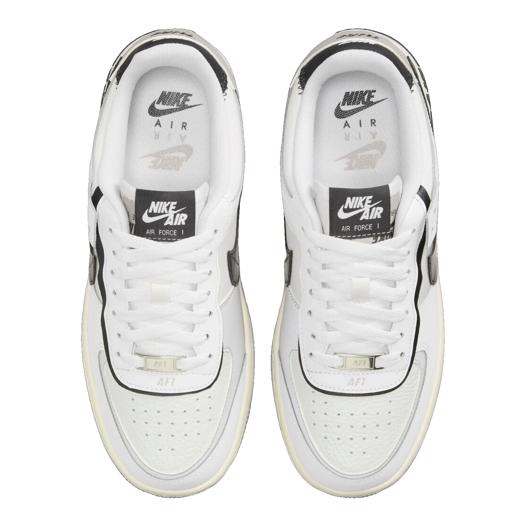 Nike Air Force 1 Low Shadow White College Grey Platinum Tint Off Noir (W) Oben