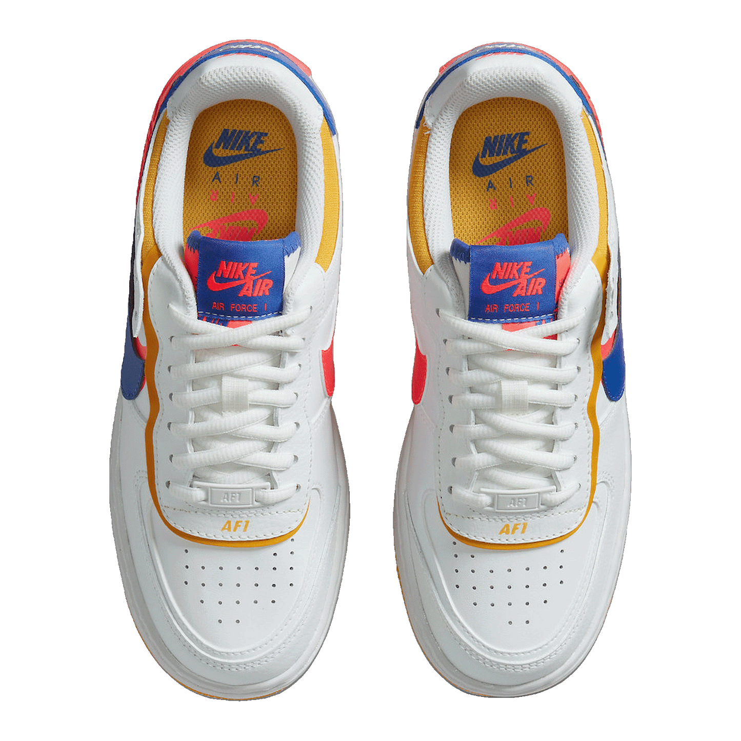Nike Air Force 1 Low Shadow White Flash Crimson Astronomy Blue (W) Oben