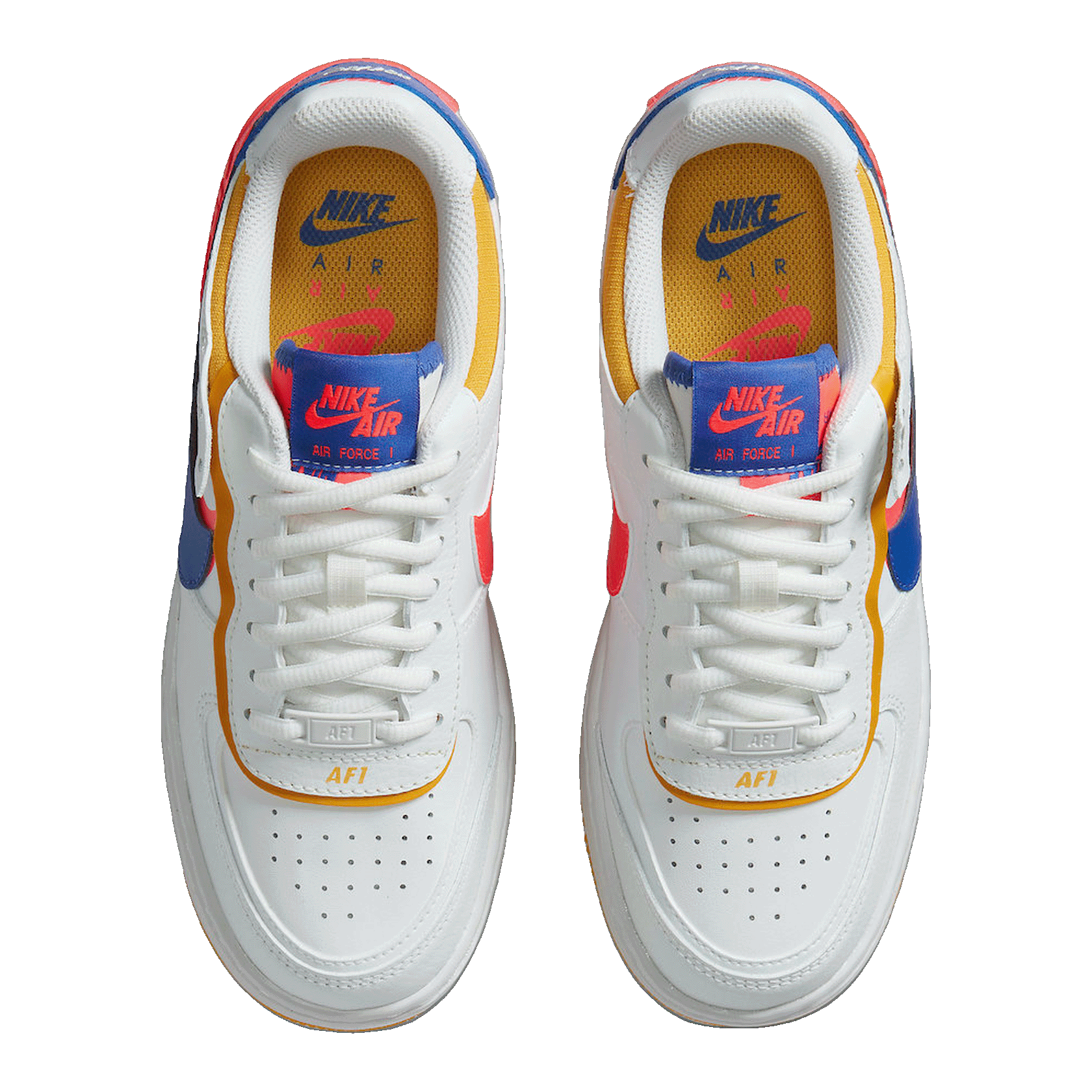 Nike Air Force 1 Low Shadow White Flash Crimson Astronomy Blue (W) Oben
