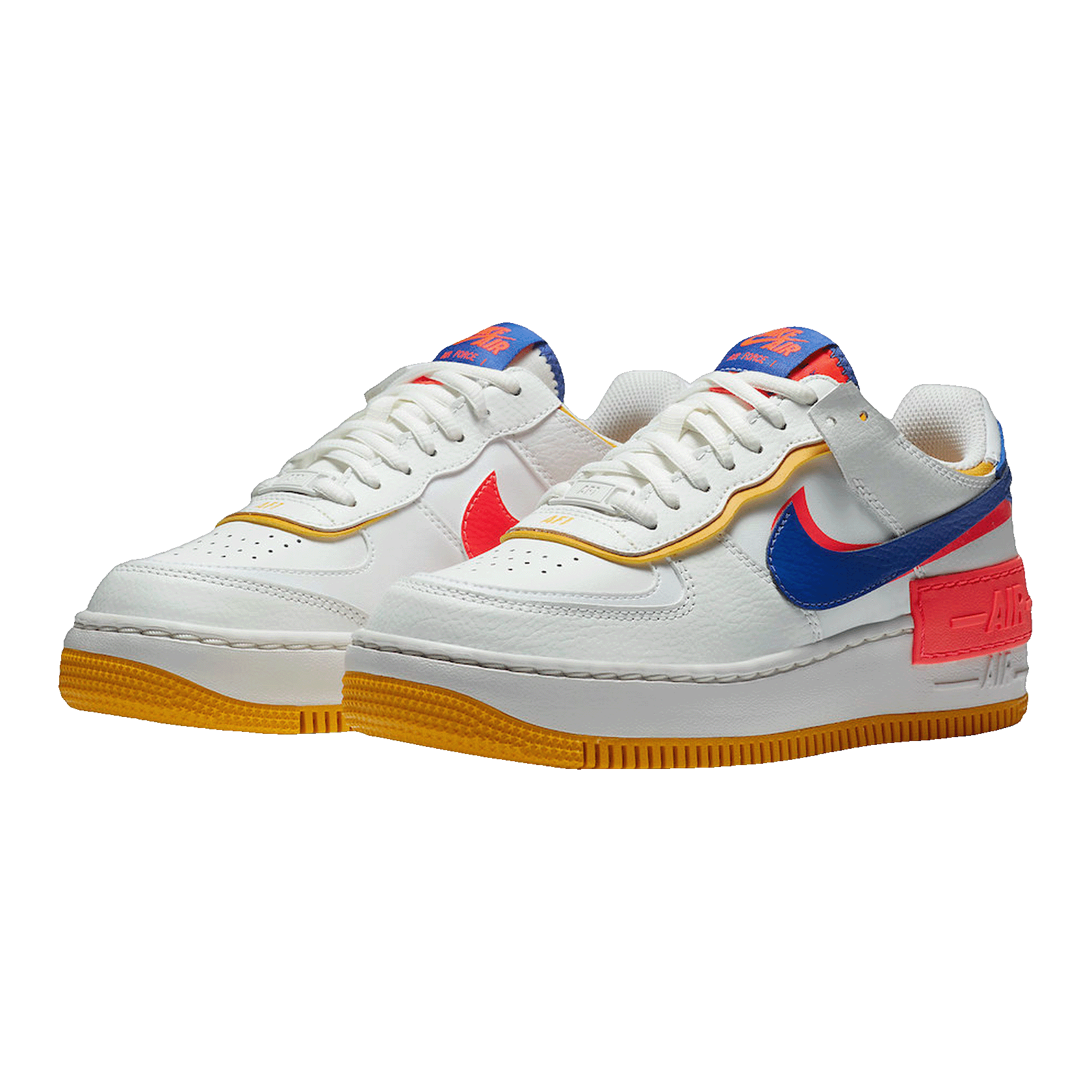 Nike Air Force 1 Low Shadow White Flash Crimson Astronomy Blue (W) Side