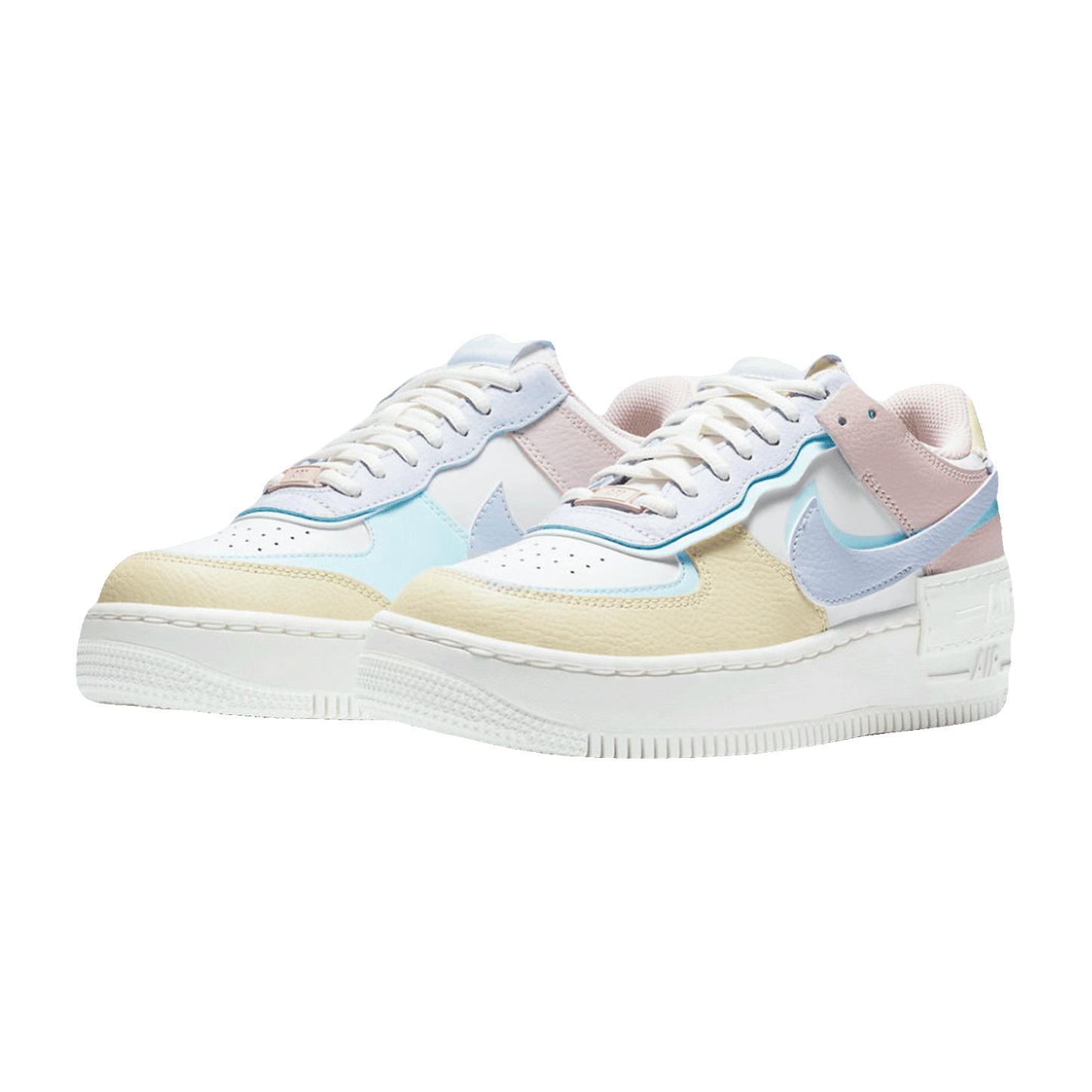 Nike Air Force 1 Low Shadow White Glacier Blue Ghost (W) Side
