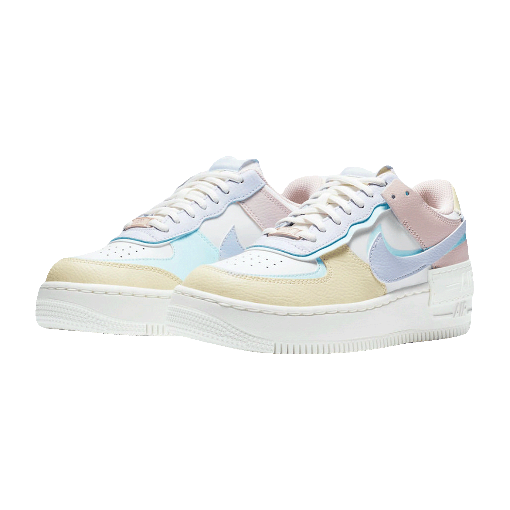 Nike Air Force 1 Low Shadow White Glacier Blue Ghost (W) Side