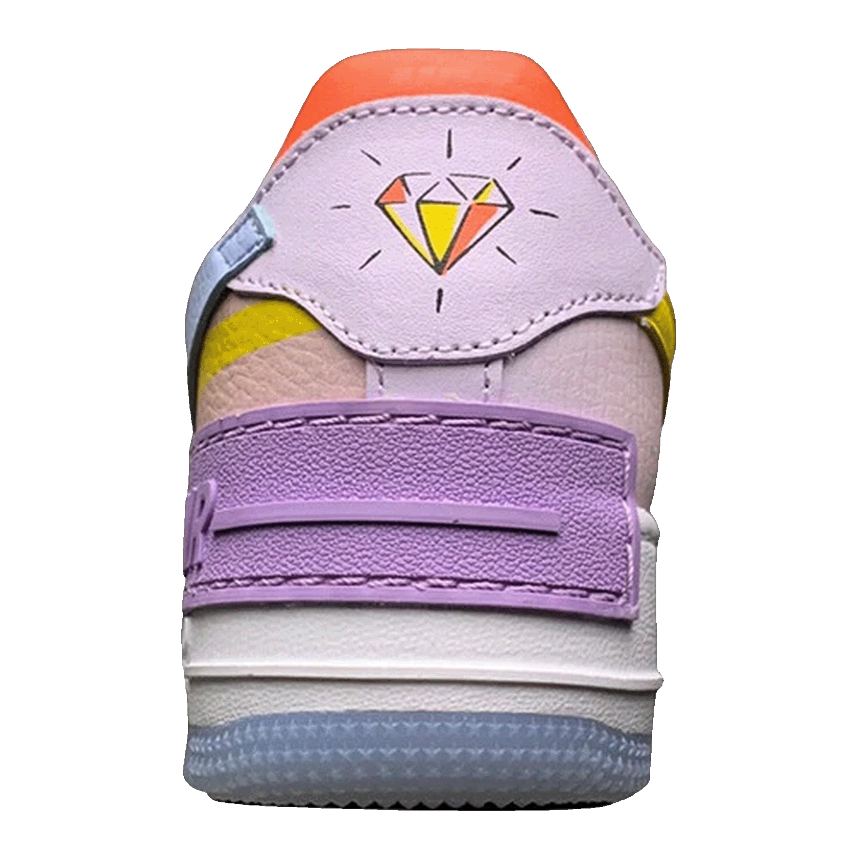 Nike Air Force 1 Low Shadow White Hydrogen Blue Purple (W) Back