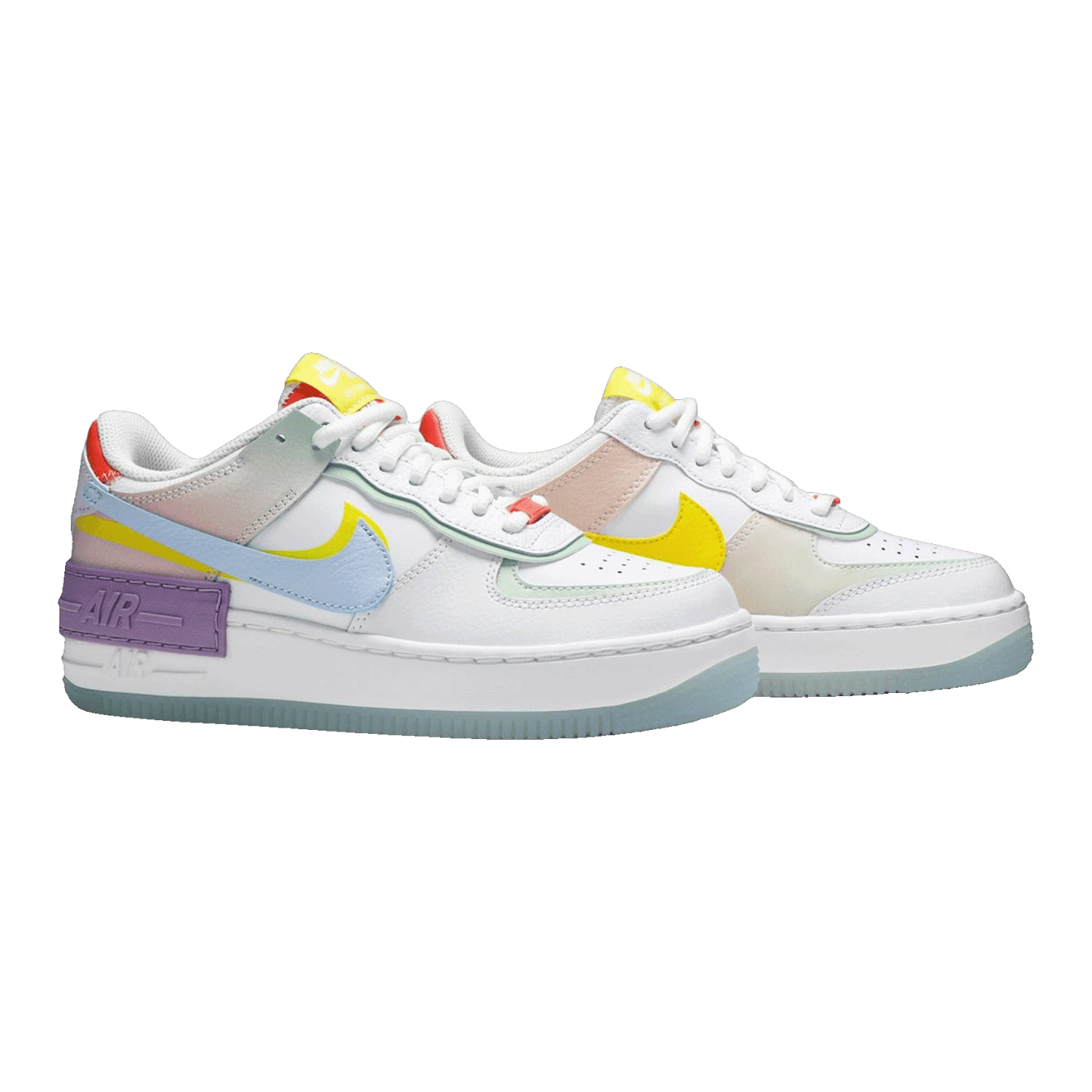 Nike Air Force 1 Low Shadow White Hydrogen Blue Purple (W) Side
