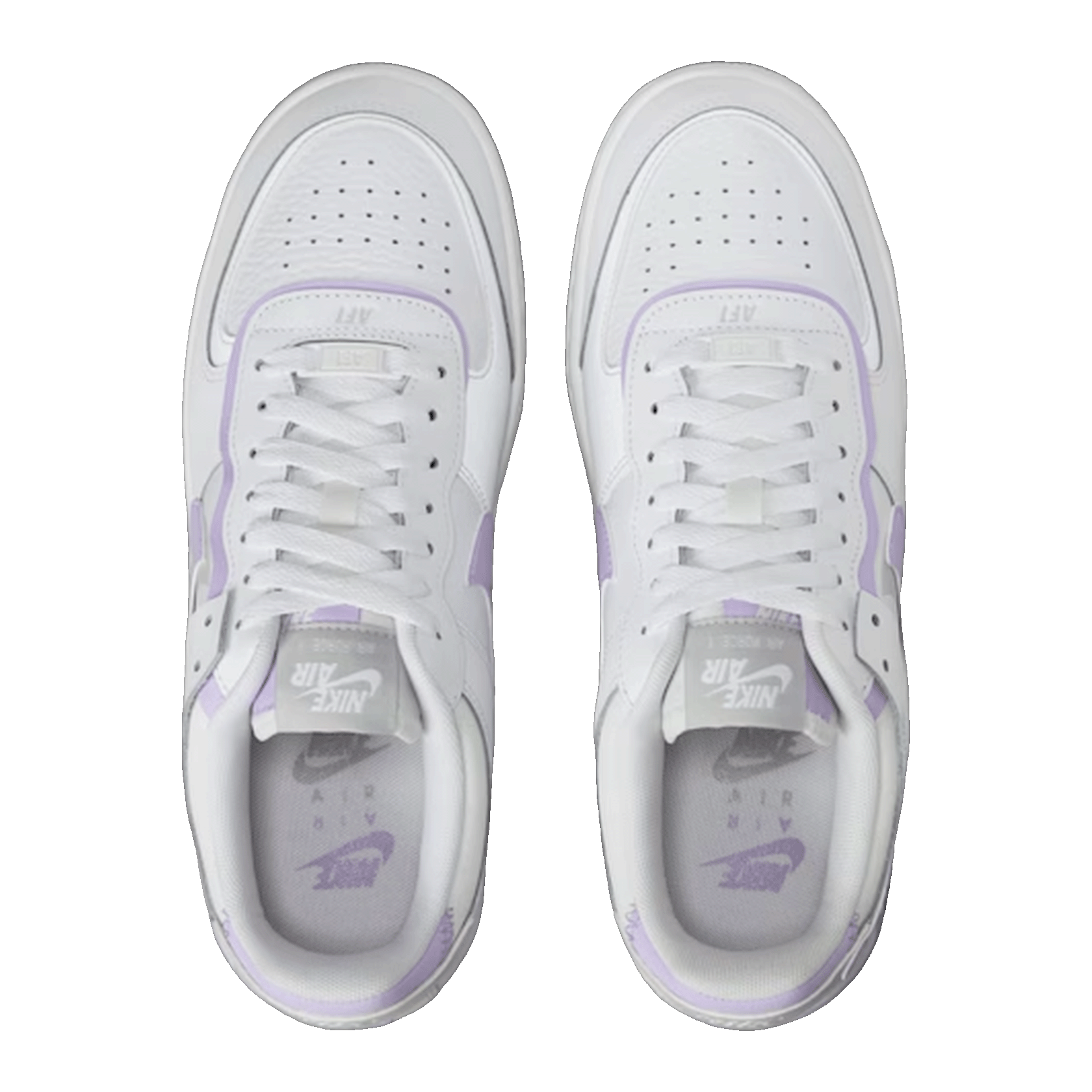 Nike Air Force 1 Low Shadow White Lilac Bloom (W) Oben
