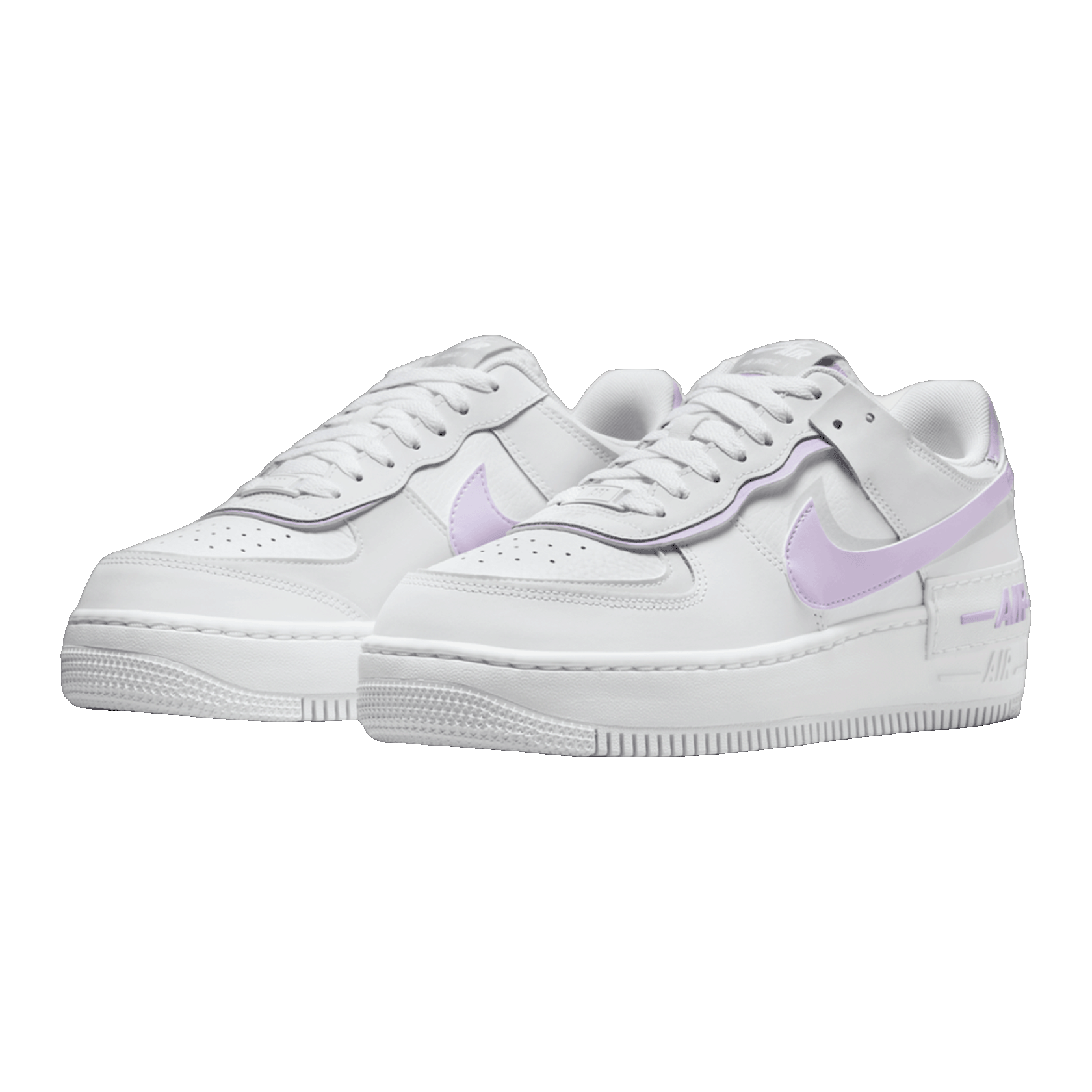Nike Air Force 1 Low Shadow White Lilac Bloom (W) Side