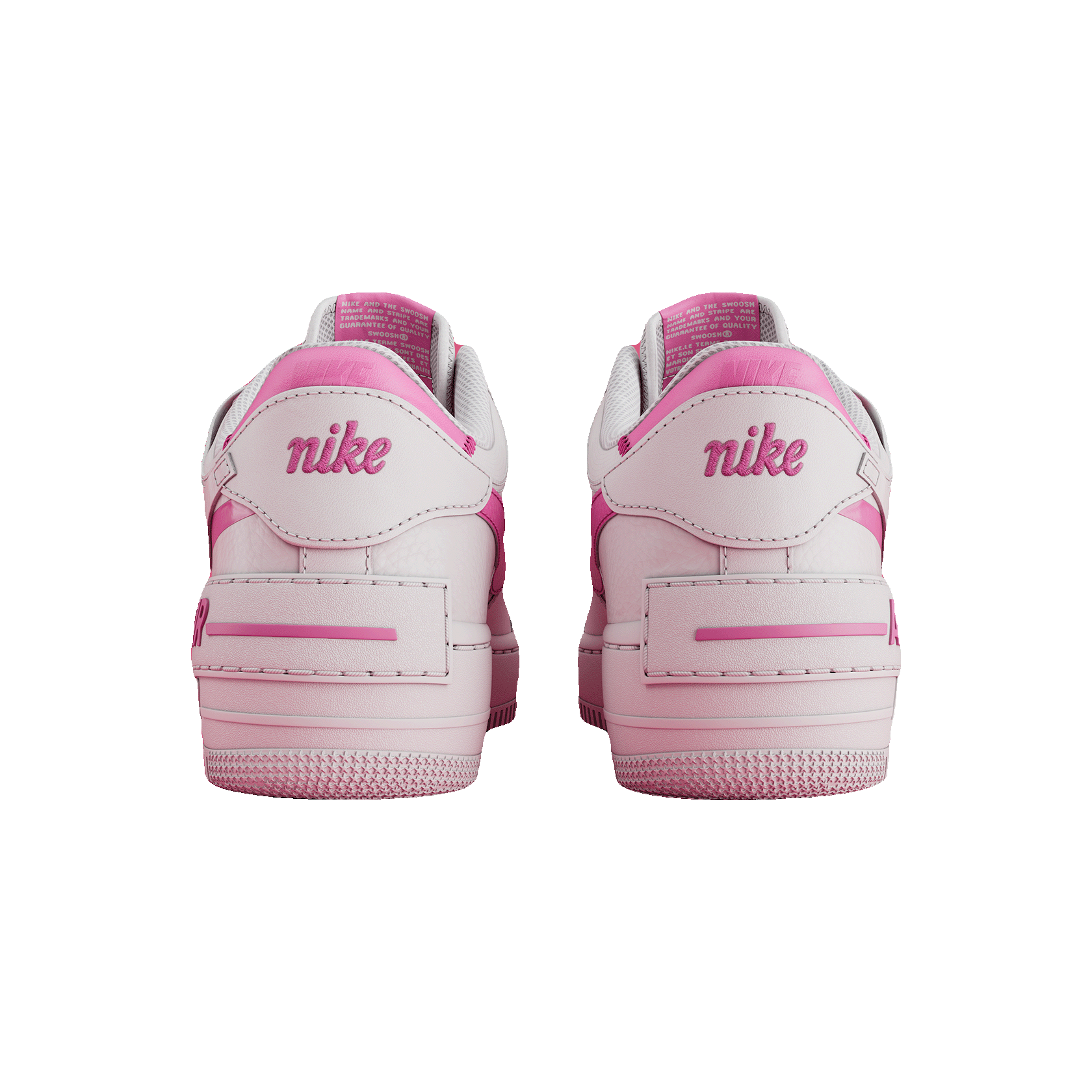 Nike Air Force 1 Low Shadow White Magic Flamingo (W) Back