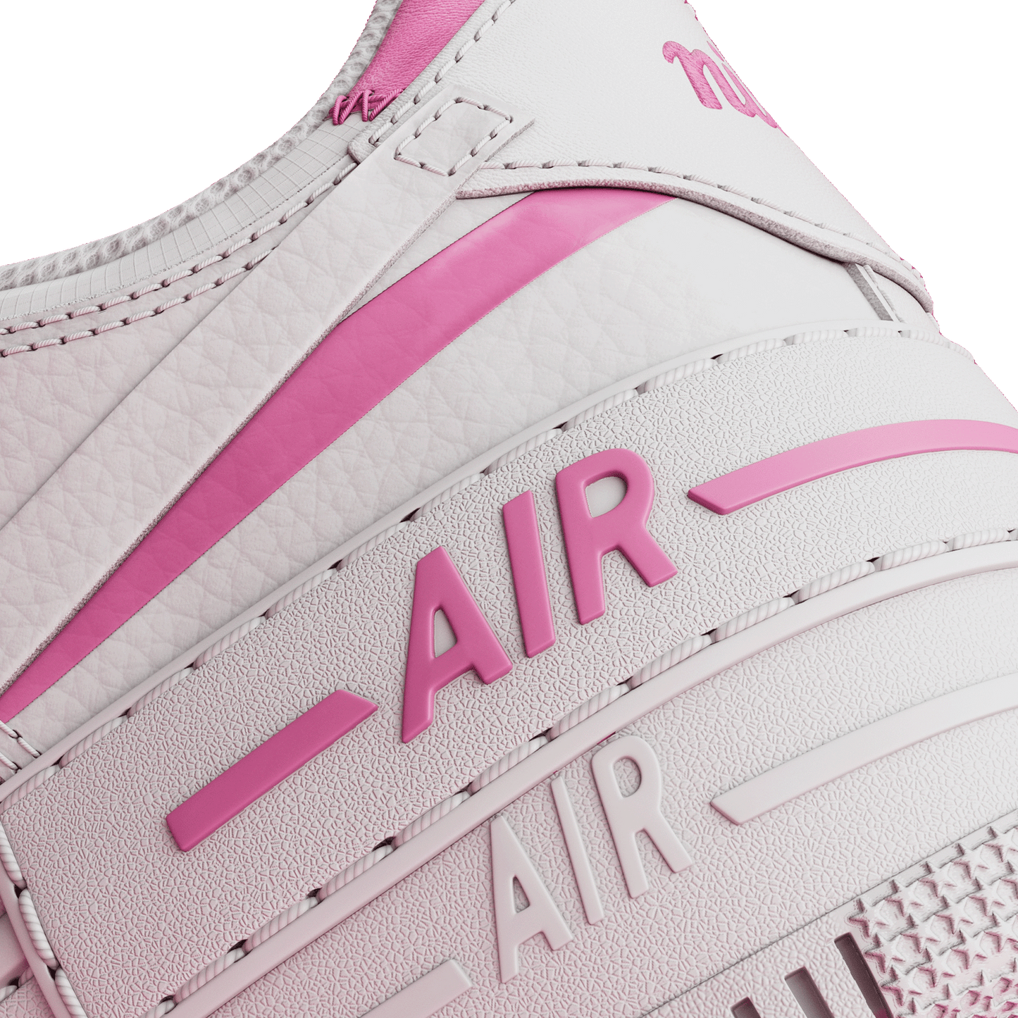 Nike Air Force 1 Low Shadow White Magic Flamingo (W) Back 2