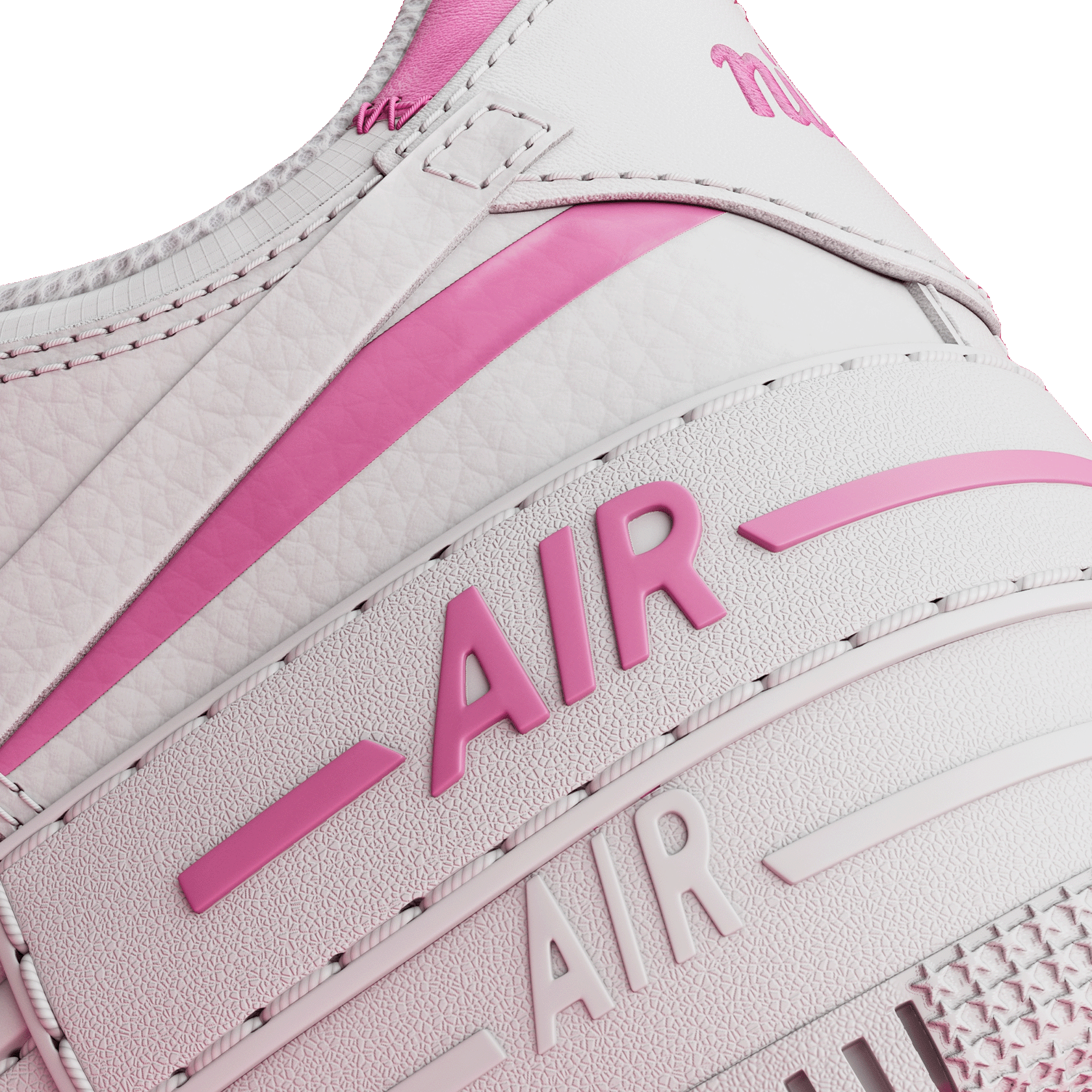 Nike Air Force 1 Low Shadow White Magic Flamingo (W) Back 2