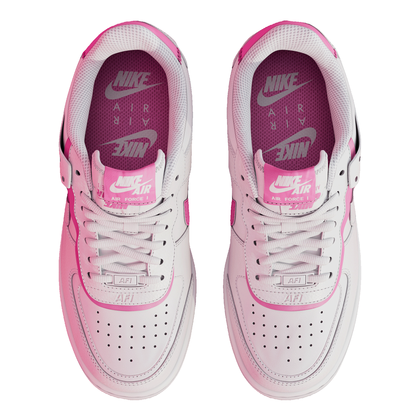Nike Air Force 1 Low Shadow White Magic Flamingo (W) Oben