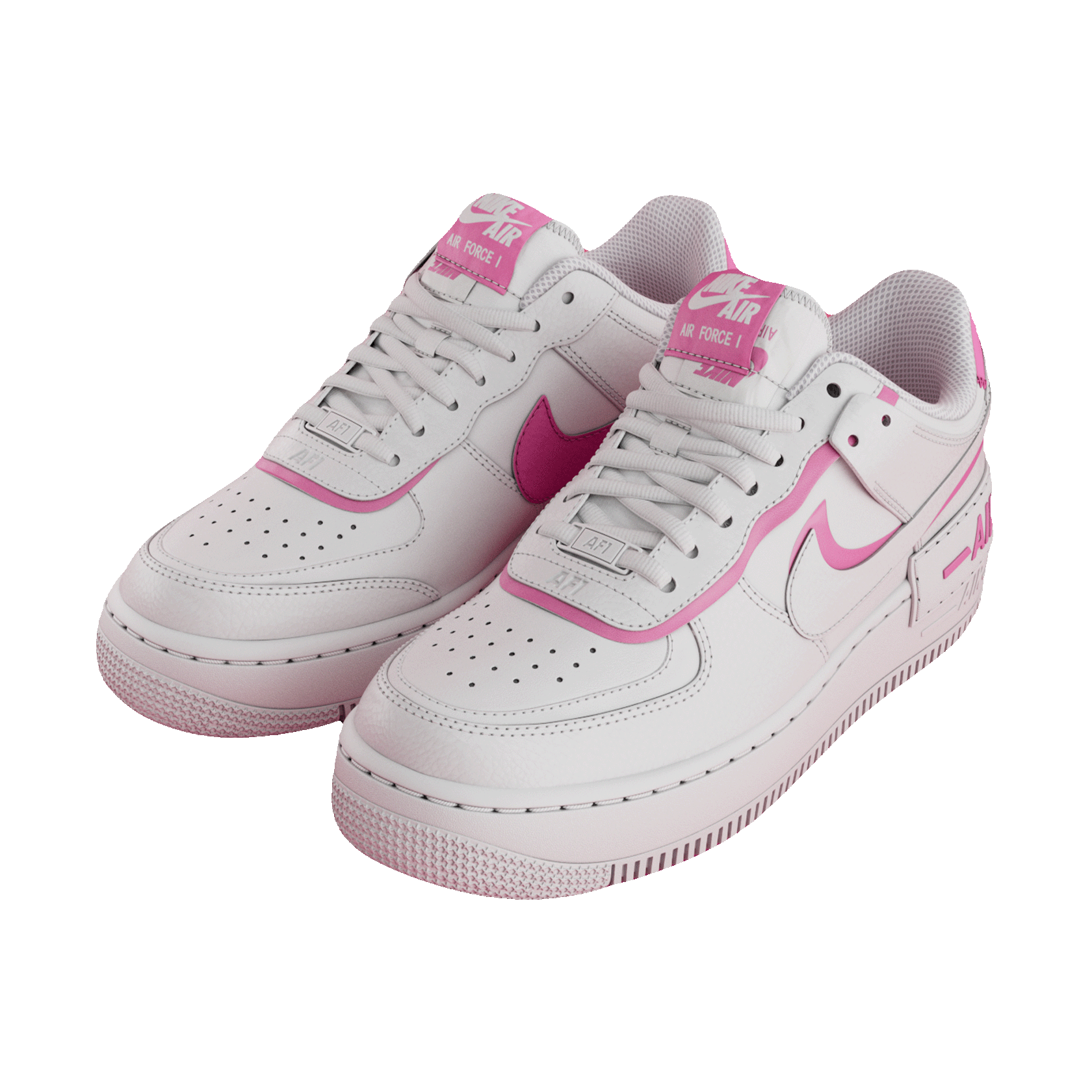 Nike Air Force 1 Low Shadow White Magic Flamingo (W) Side