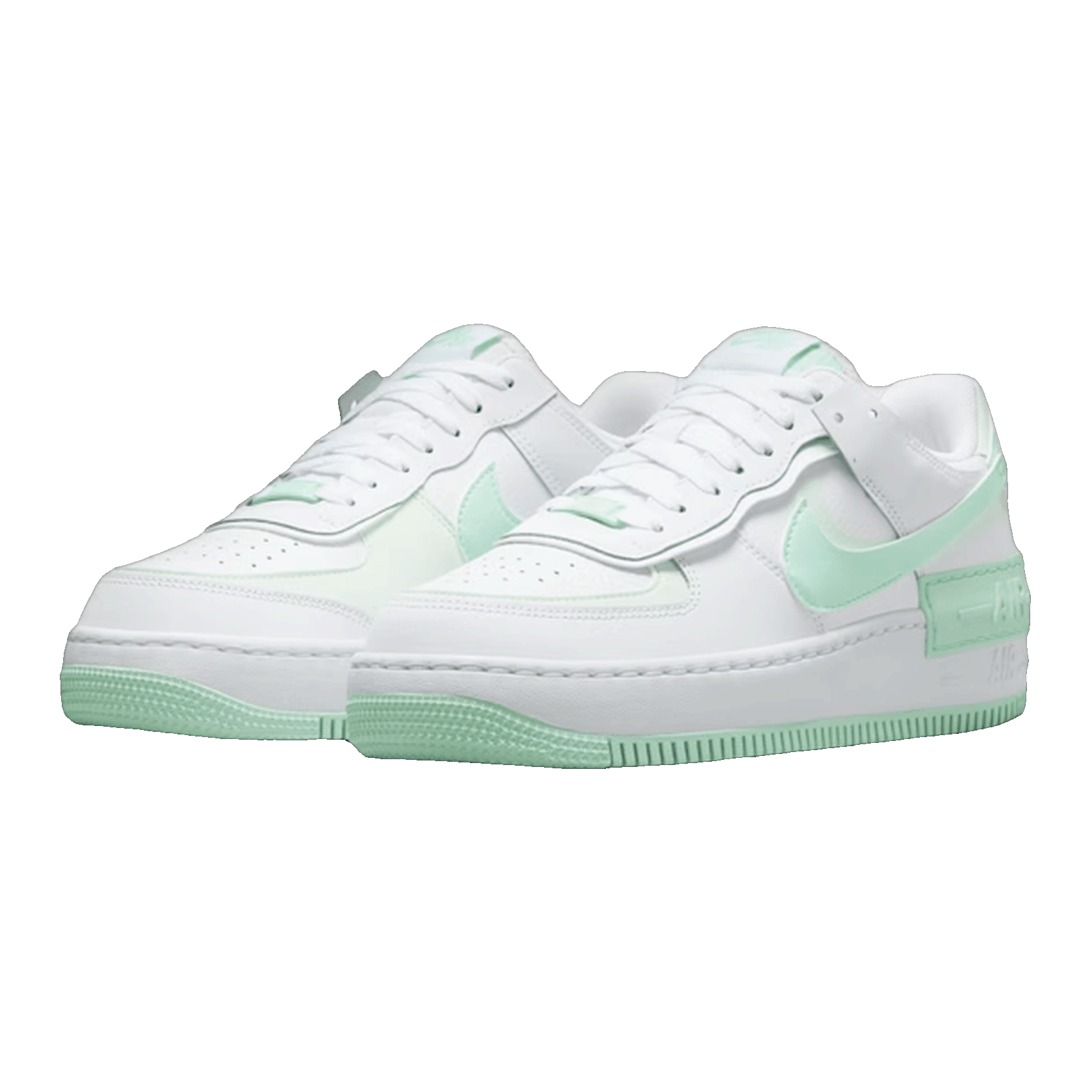 Nike Air Force 1 Low Shadow White Mint Foam (W) Side