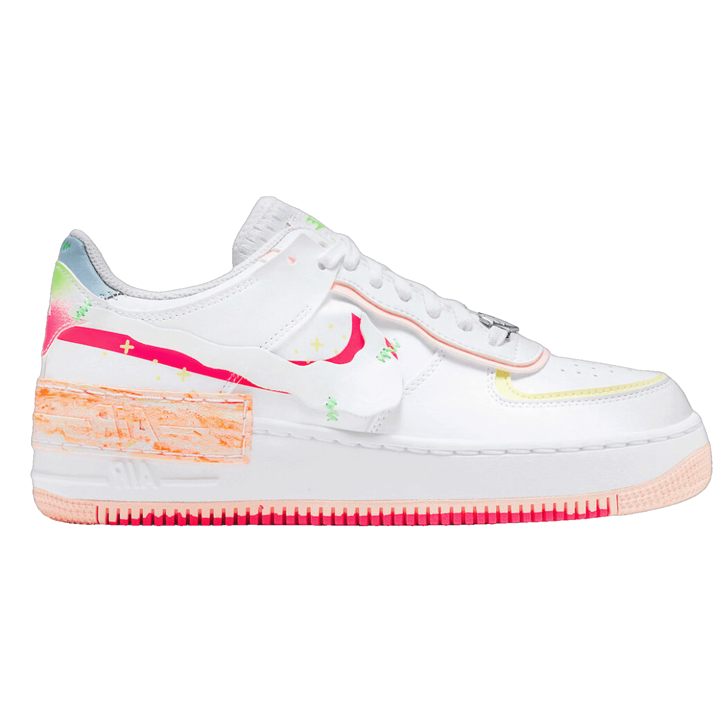 Nike Air Force 1 Low Shadow White Pink Orange (W)