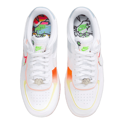 Nike Air Force 1 Low Shadow White Pink Orange (W) Oben