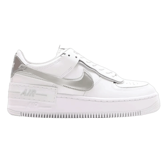 Nike Air Force 1 Low Shadow White Pure Platinum Metallic Silver (W)