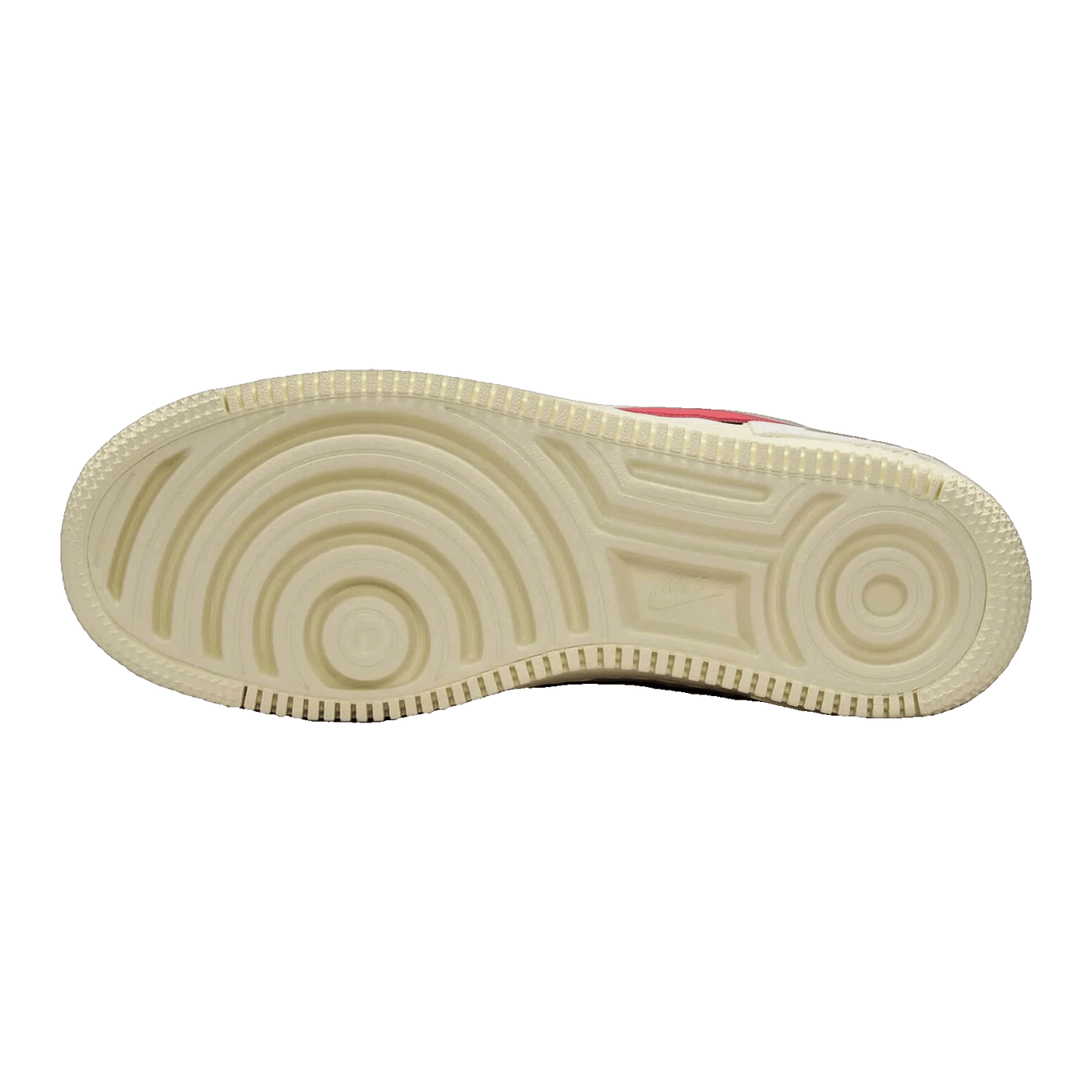Nike Air Force 1 Low Shadow White Silver Gym Red (W) Sohle