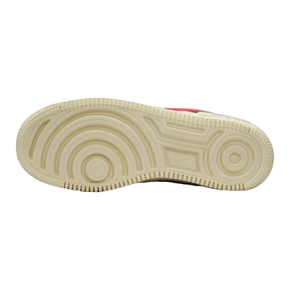 Nike Air Force 1 Low Shadow White Silver Gym Red (W) Sohle
