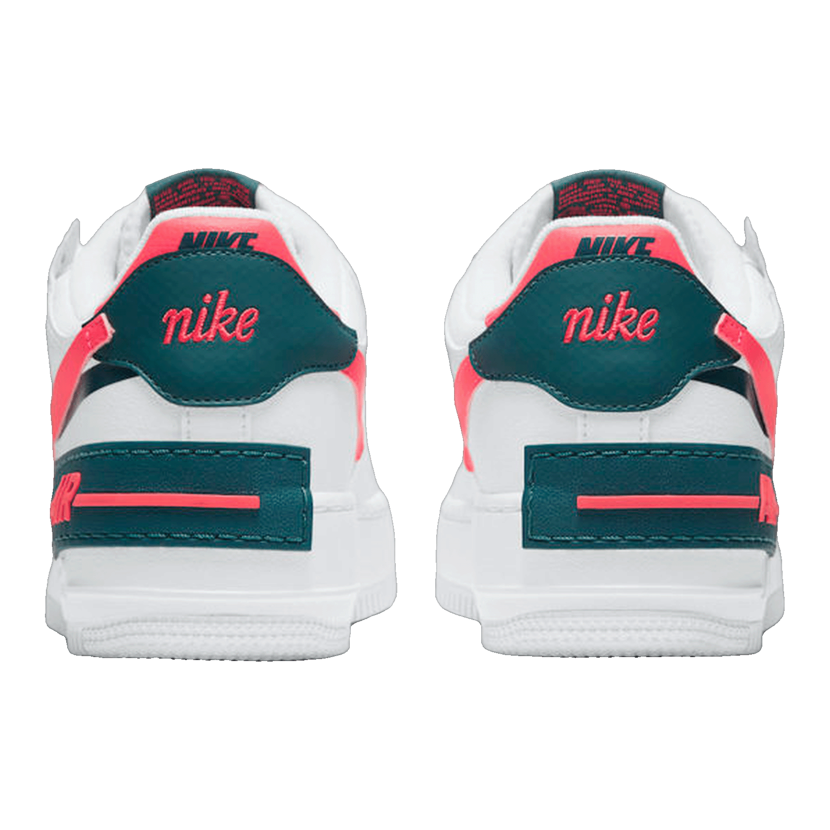 Nike Air Force 1 Low Shadow White Solar Red (W) Back