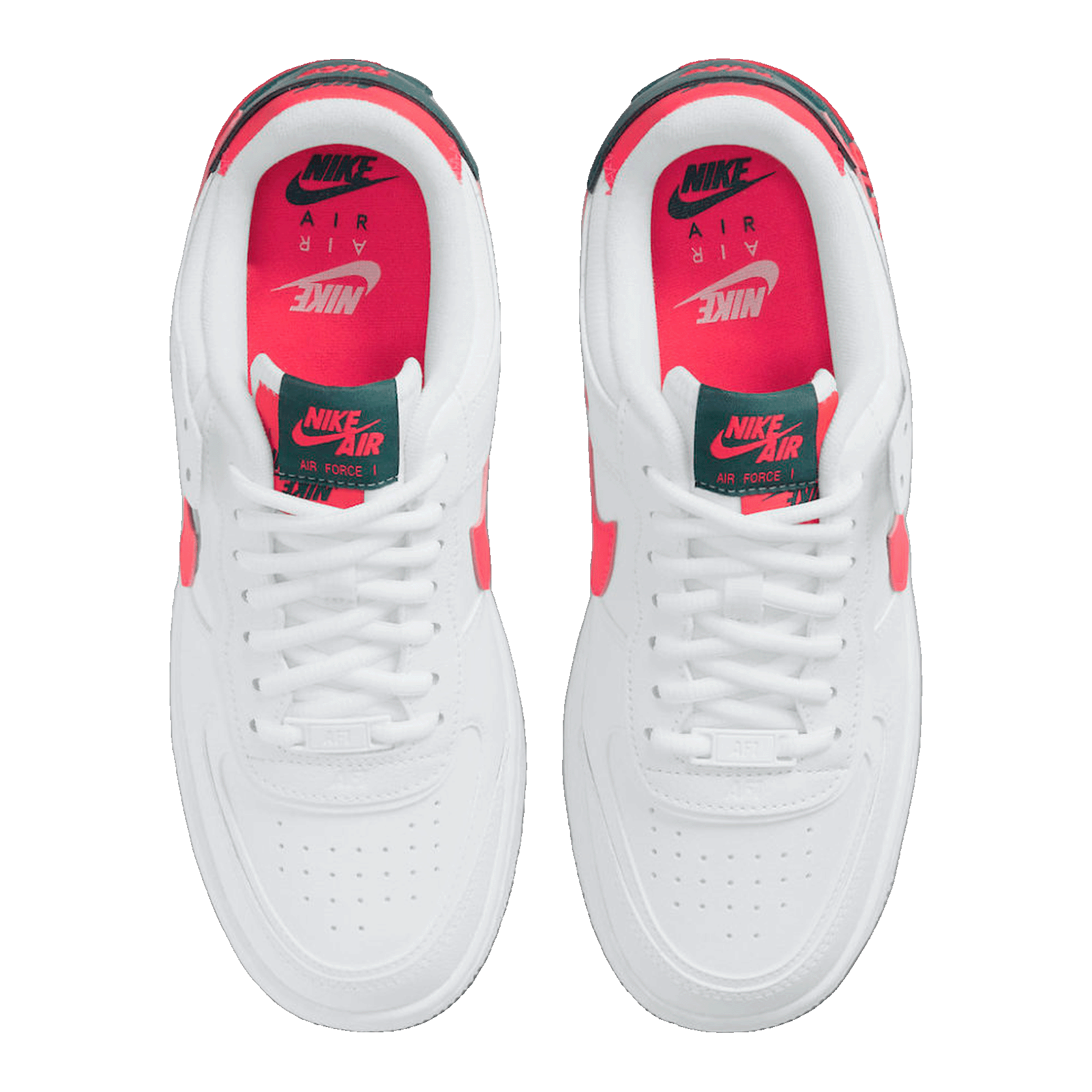 Nike Air Force 1 Low Shadow White Solar Red (W) Oben