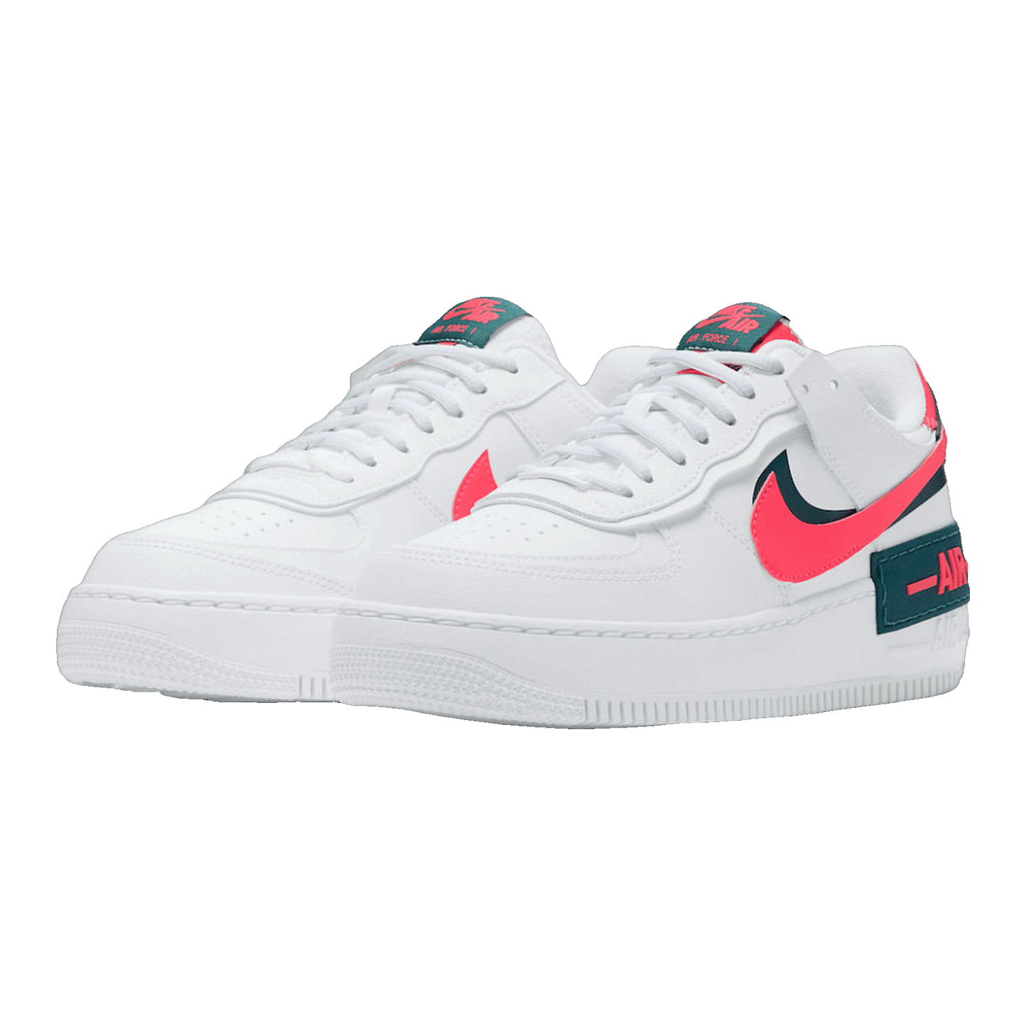 Nike Air Force 1 Low Shadow White Solar Red (W) Side