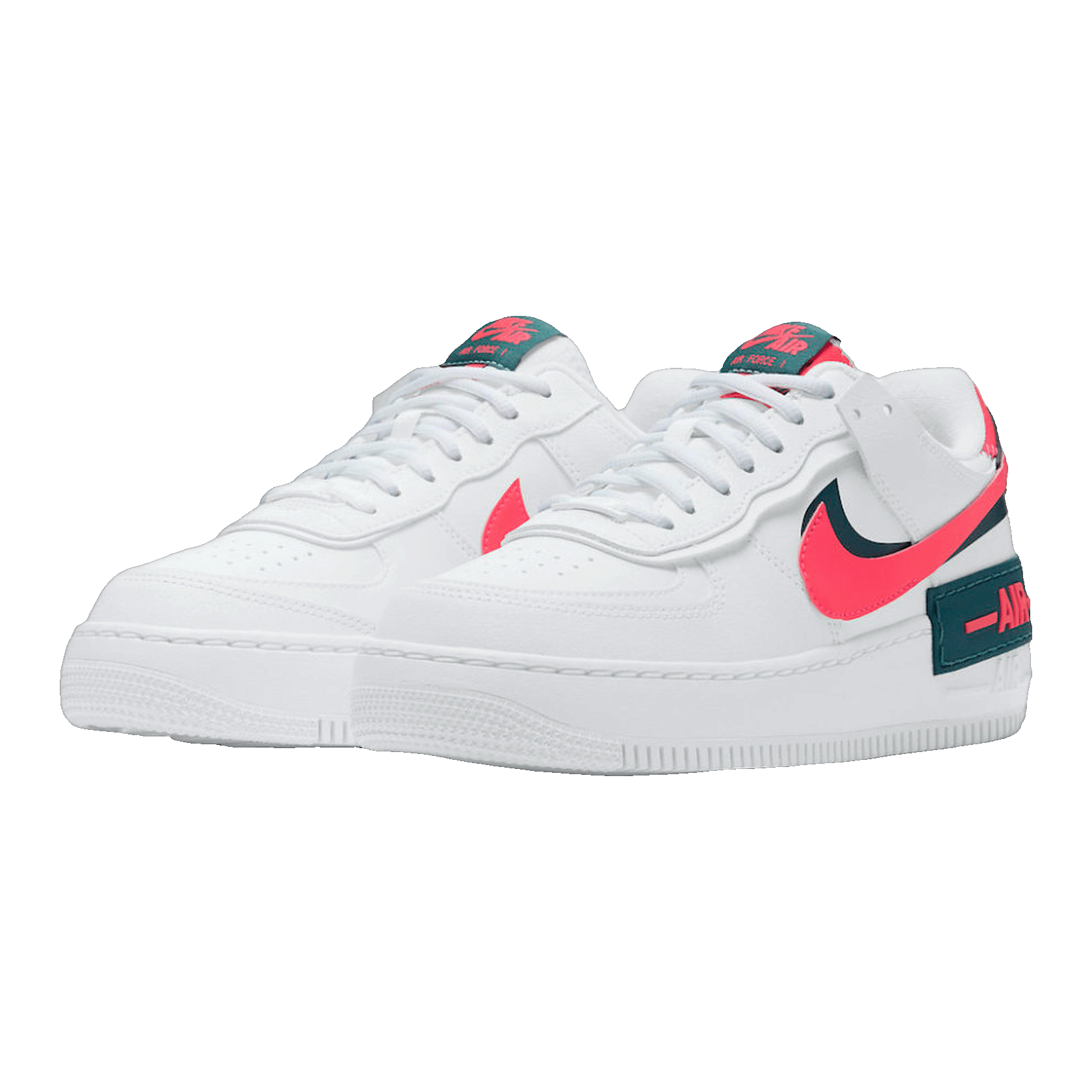 Nike Air Force 1 Low Shadow White Solar Red (W) Side
