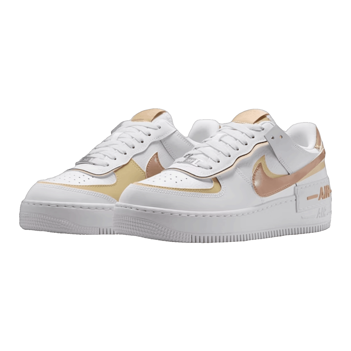 Nike Air Force 1 Low Shadow White Team Gold Rattan (W) Side